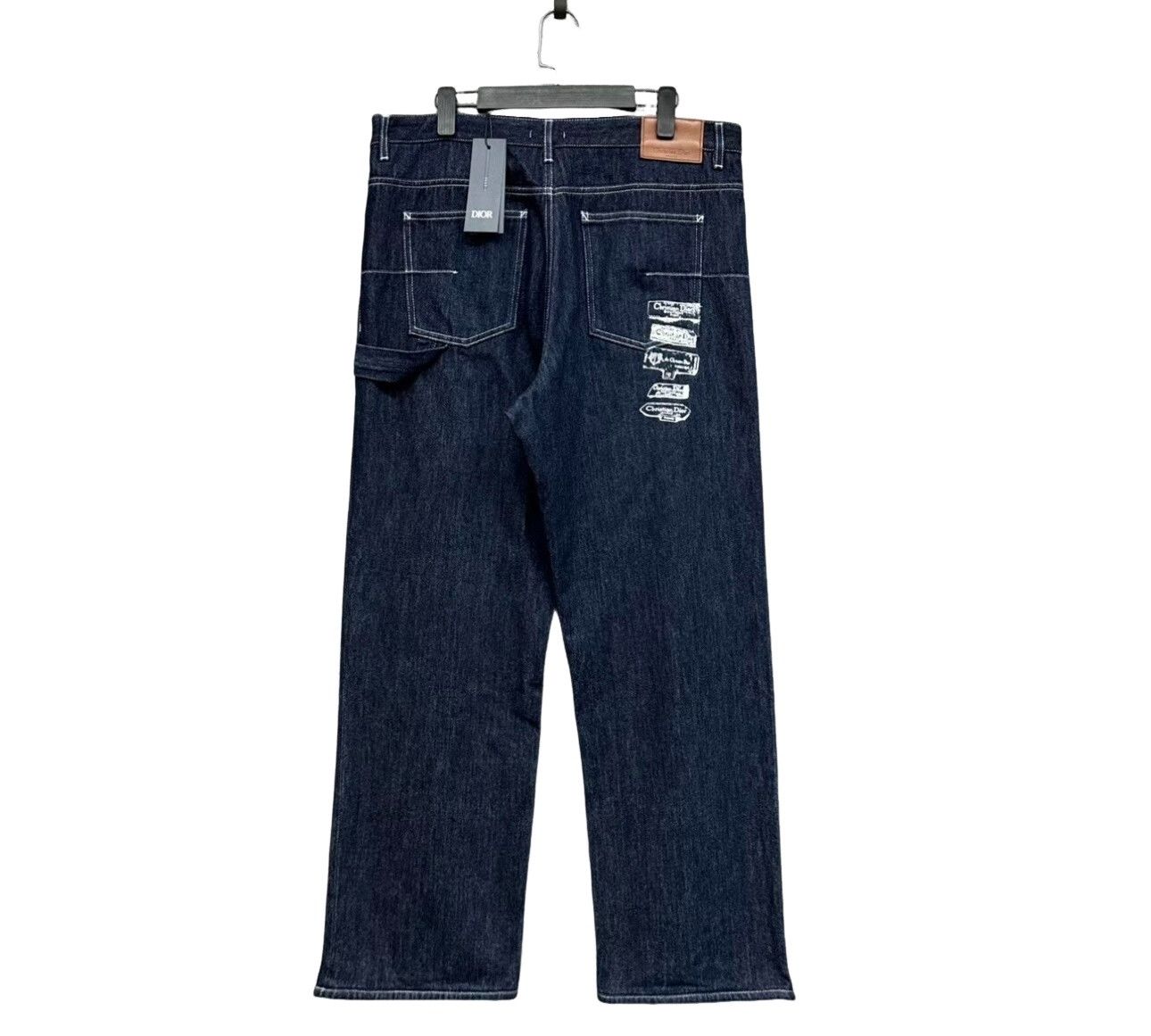 Dior Dior Embroidered Logo Denim Jeans 36 Size US 36 / EU 52 - 1 Thumbnail