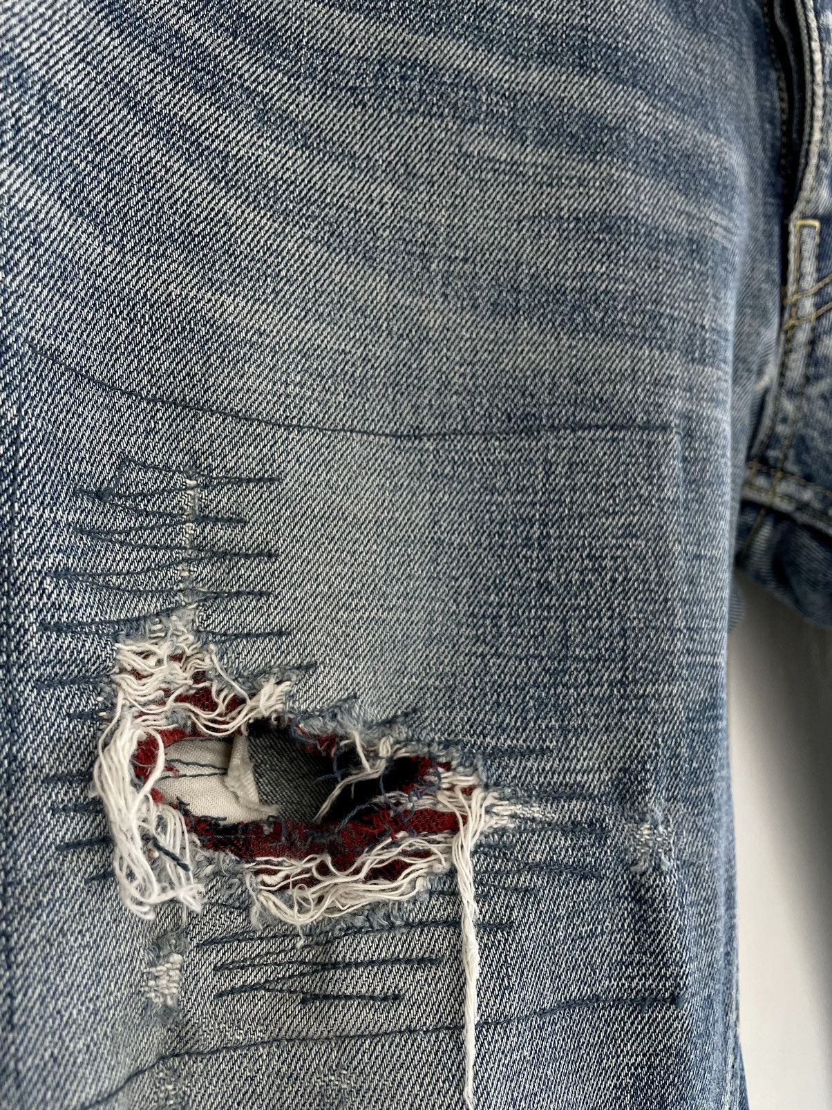 Isamu Katayama Backlash Isamu Katayama Backlash Rock’n’roll Distressed Slim Jeans Size US 34 / EU 50 - 4 Thumbnail
