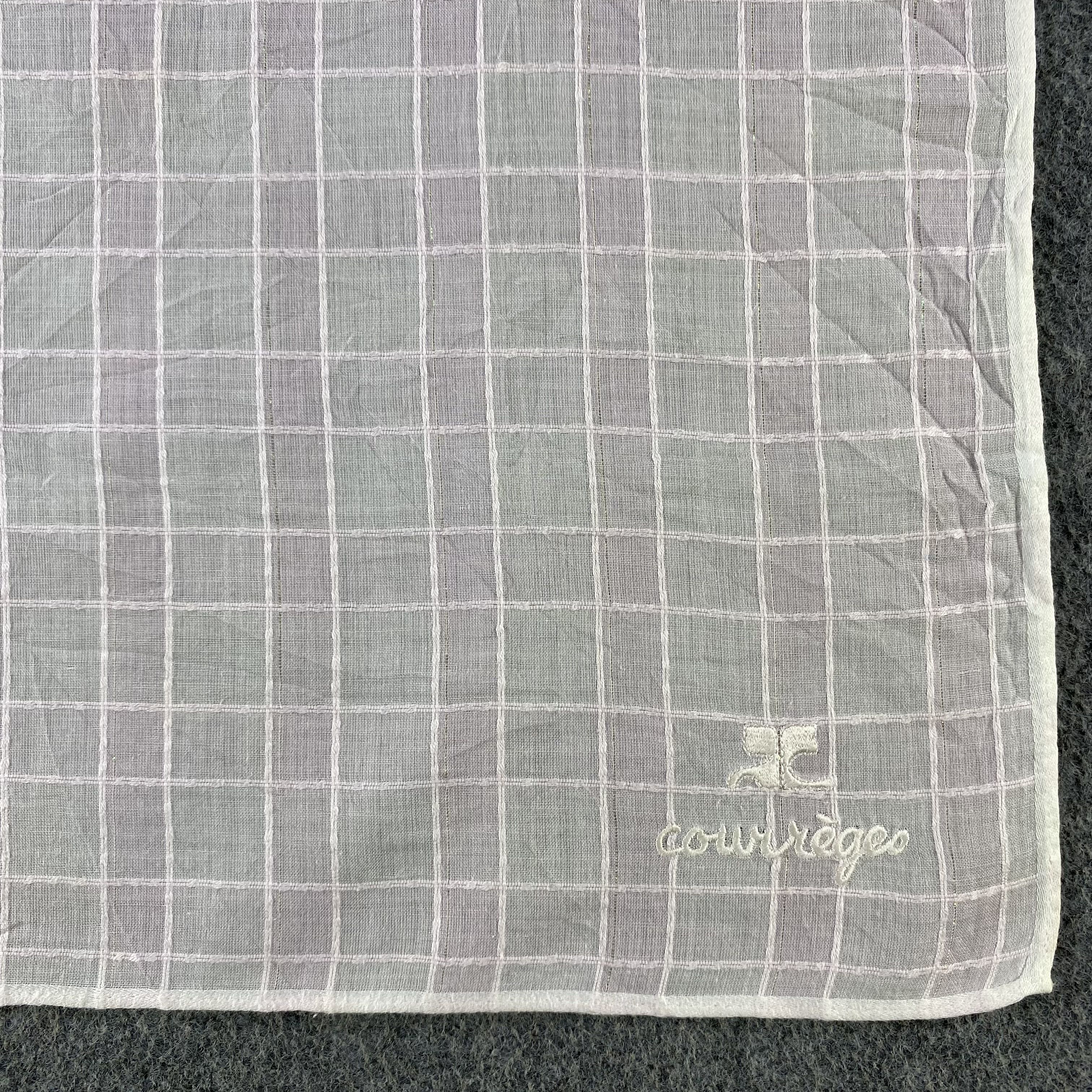 Courreges Courreges Handkerchief/Neckerchief/Bandana HC872 Size ONE SIZE - 3 Thumbnail