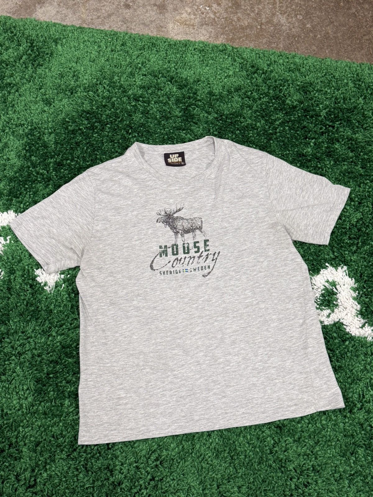 Vintage Vintage Sweden Sverige Moose Logo Country Tee Grey XL Size US XL / EU 56 / 4 - 1 Thumbnail
