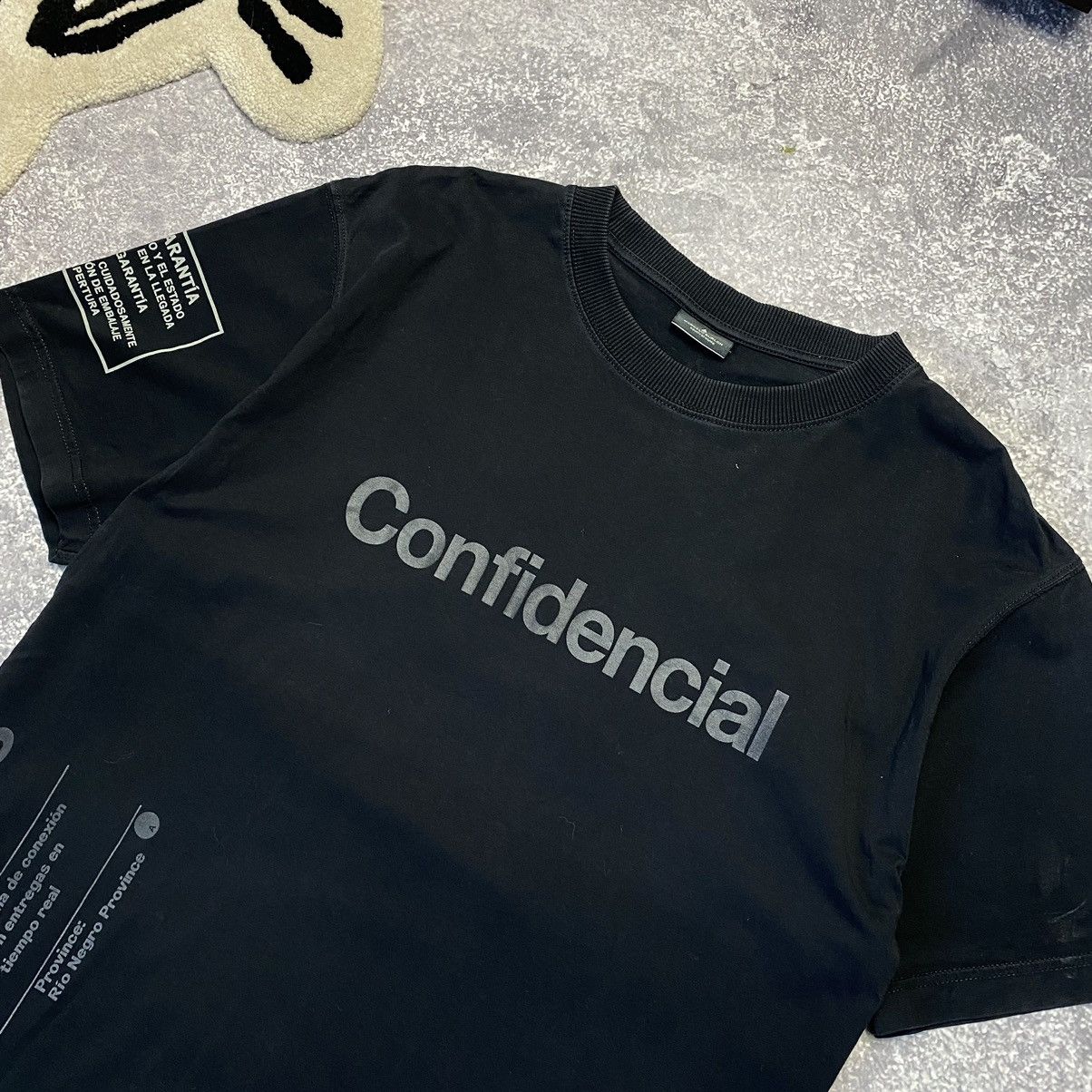 Designer Luxury Men’s Marcelo Burlon Big Logo Designer tee Size US XL / EU 56 / 4 - 3 Thumbnail