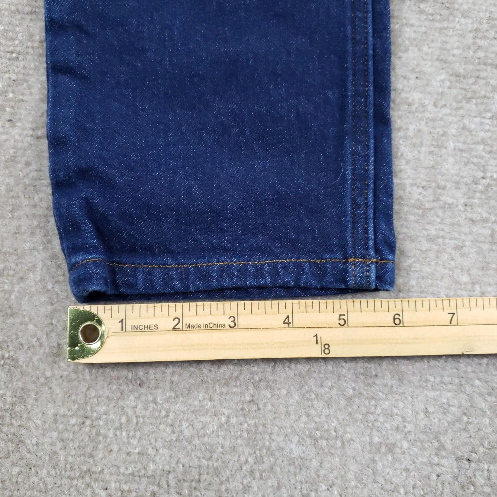 Patagonia Patagonia Jeans Womens 25 Straight High Rise Blue Stretch Denim 25x24 Size 42" / US 20 - 4 Thumbnail