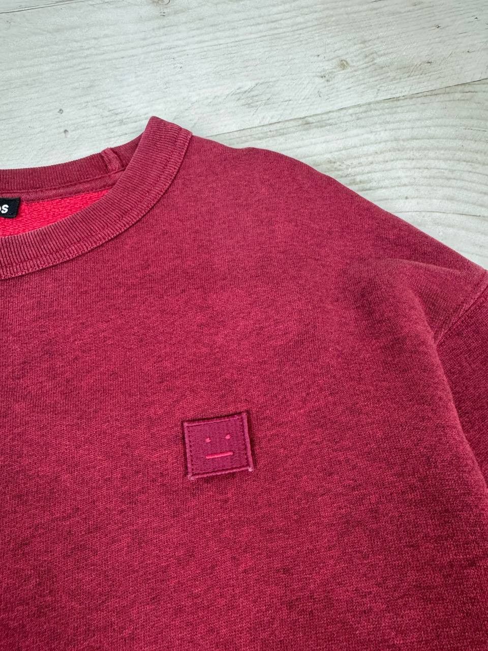 Acne Studios Acne Studios Crew Neck Sweatshirt Oversized Burgundy Size US XS / EU 42 / 0 - 6 Thumbnail
