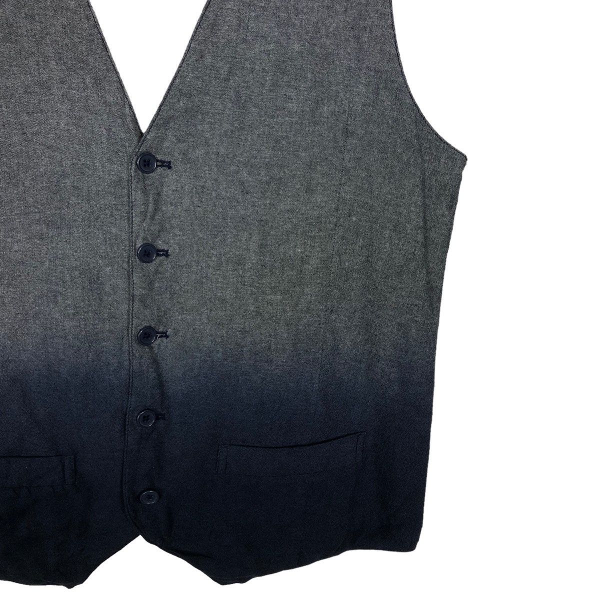 Japanese Brand 🔥2 Tones Vest Color Mix Semantic Design Issey Miyake Japan Size US L / EU 52-54 / 3 - 4 Thumbnail