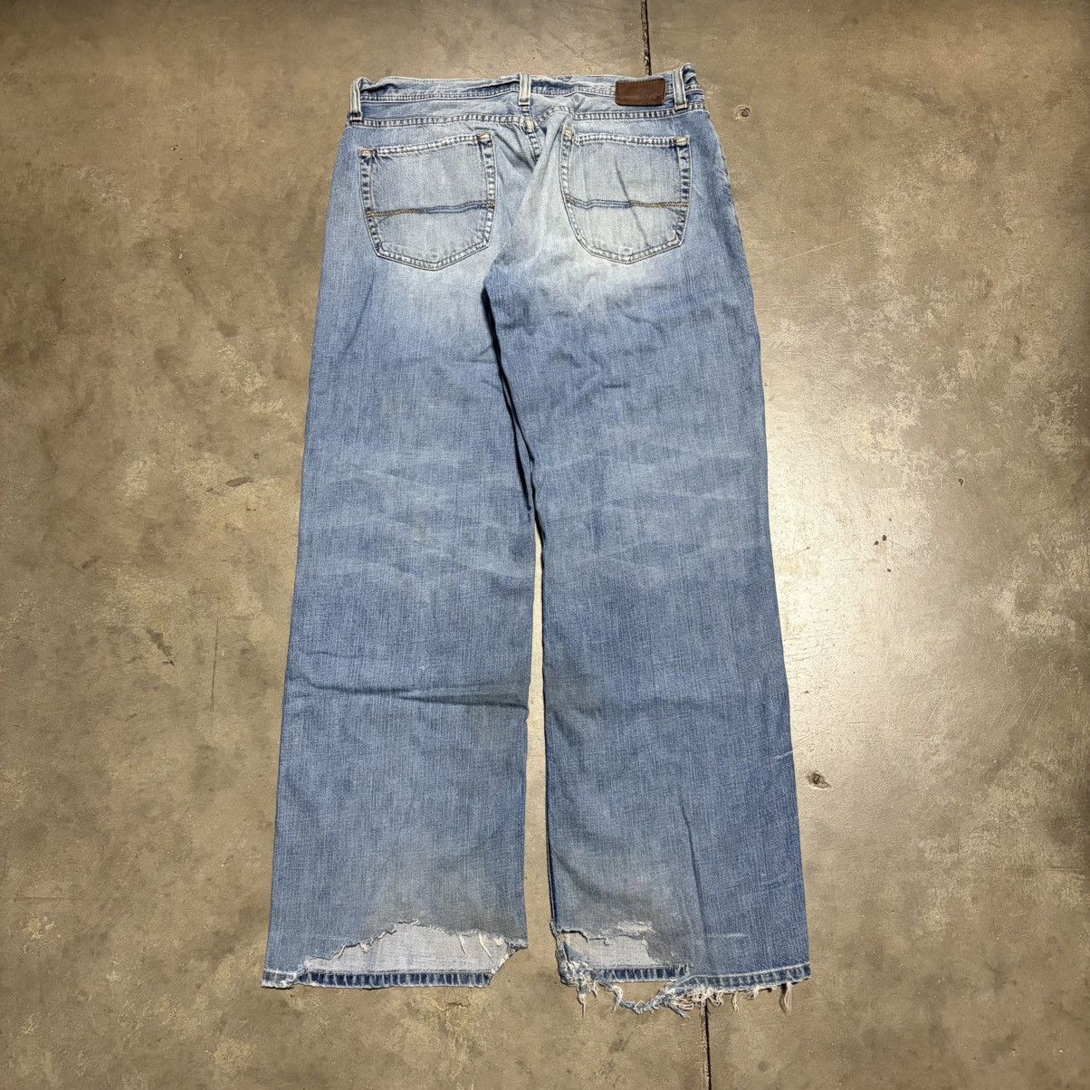 Ariat Vintage BKE San Antonio Bootcut Jeans Faded Distressed Patch Size US 36 / EU 52 - 7 Thumbnail