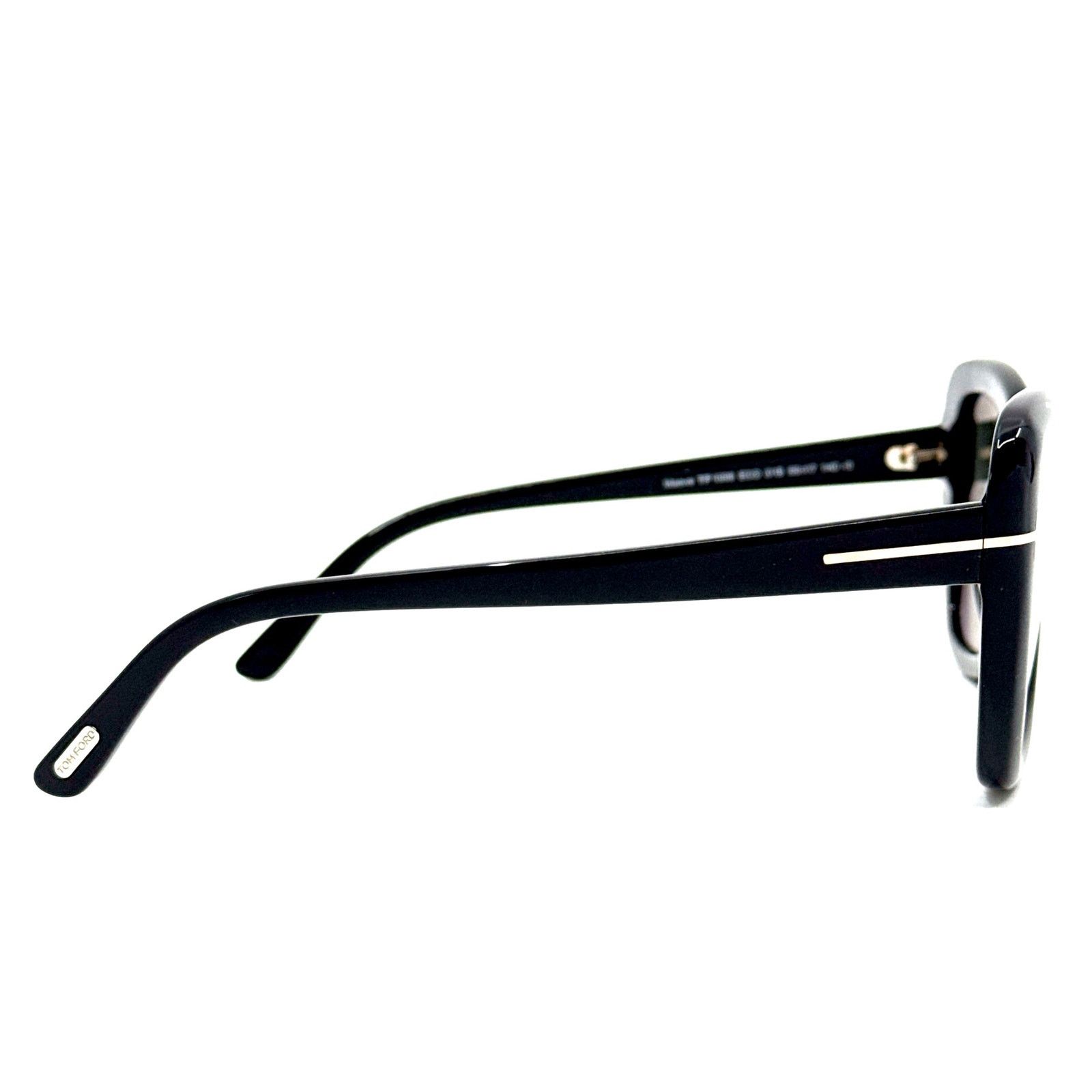 Tom Ford New, TOM FORD Maeve Sunglasses TF1008 01B Authentic Size ONE SIZE - 11 Thumbnail