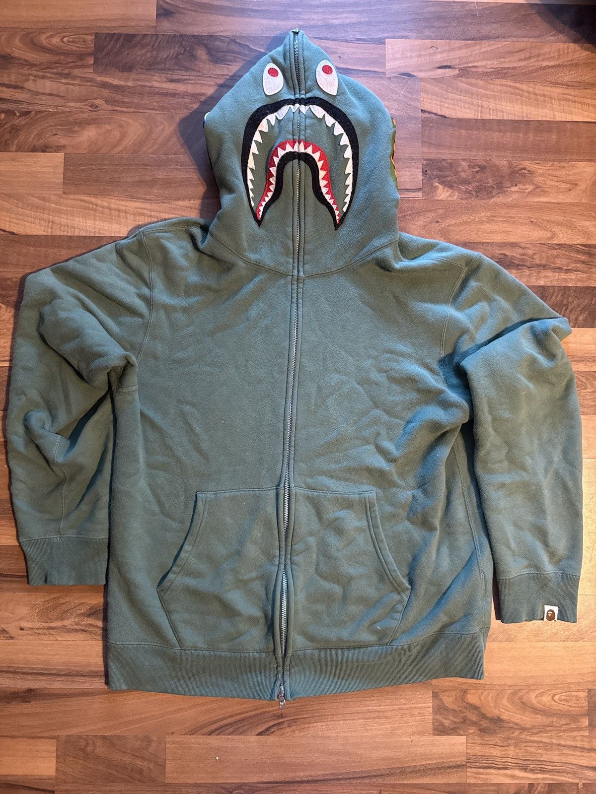 Bape Zip Up Green