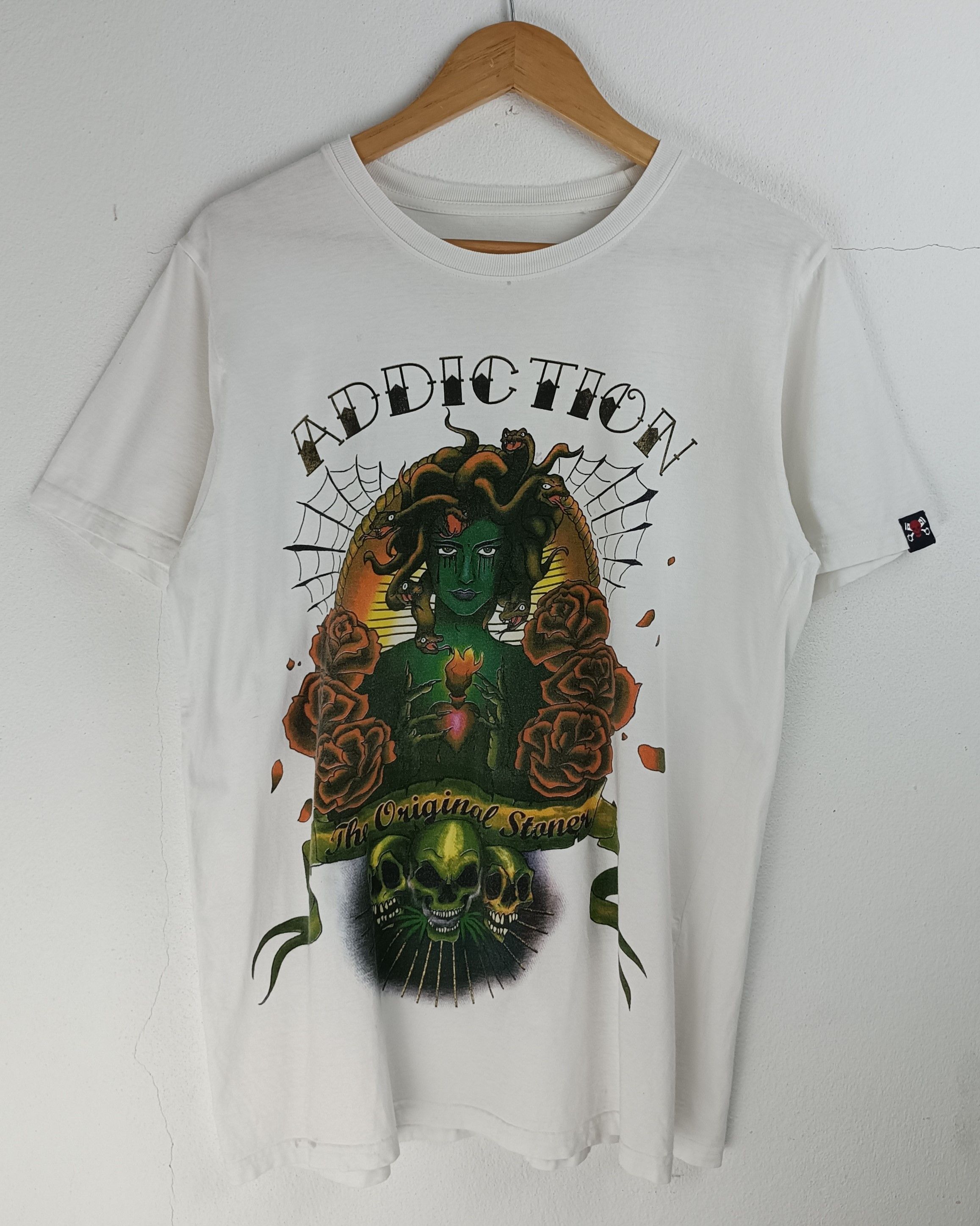Other VINTAGE Y2K ADDICTION THE ORIGINAL STONER 420 ED HARDY TEE Size US M / EU 48-50 / 2 - 3 Thumbnail