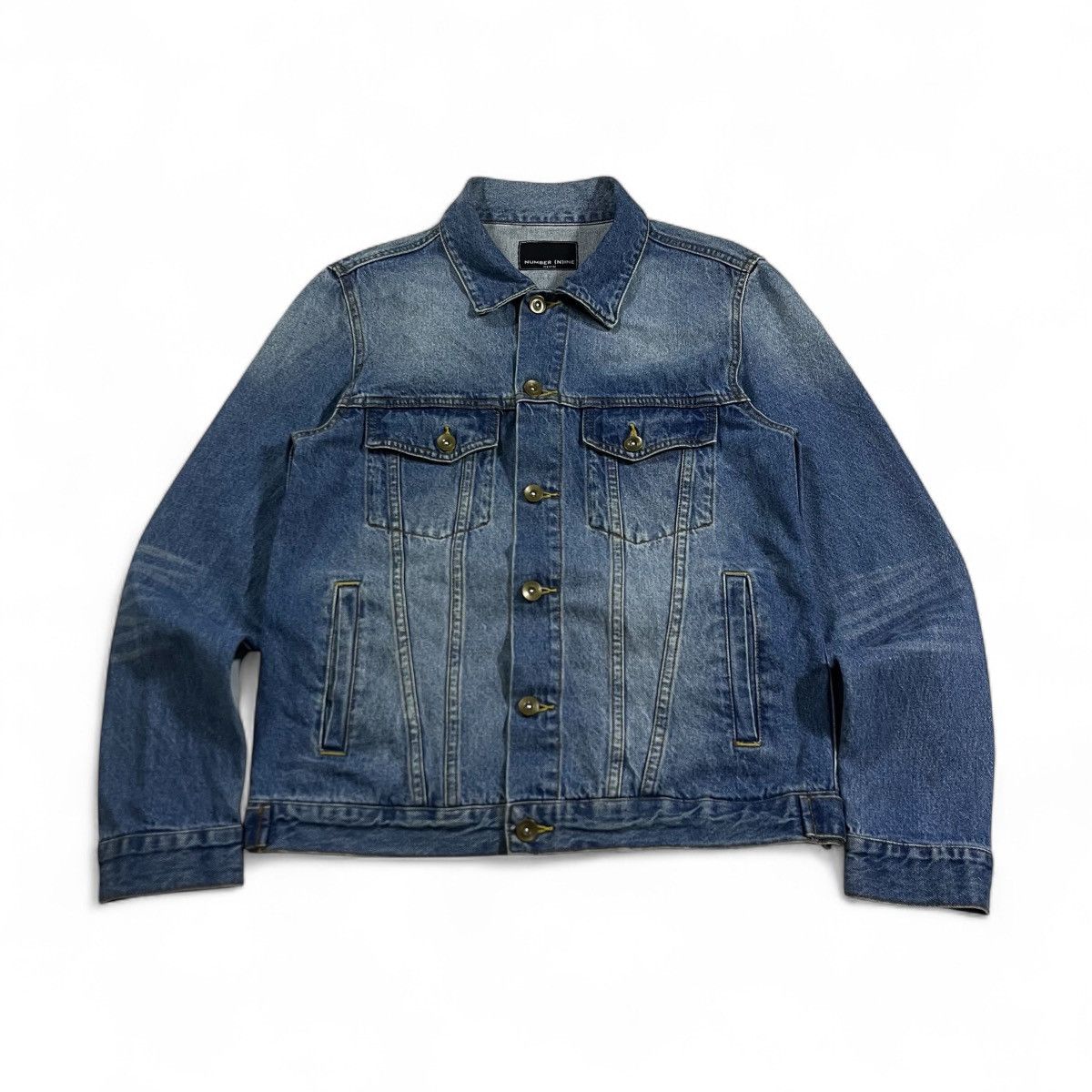 【NNine】WORK DENIM JACKET コーデュロイ襟 ワークデニムジャケット｜ヴィンテージ感漂う