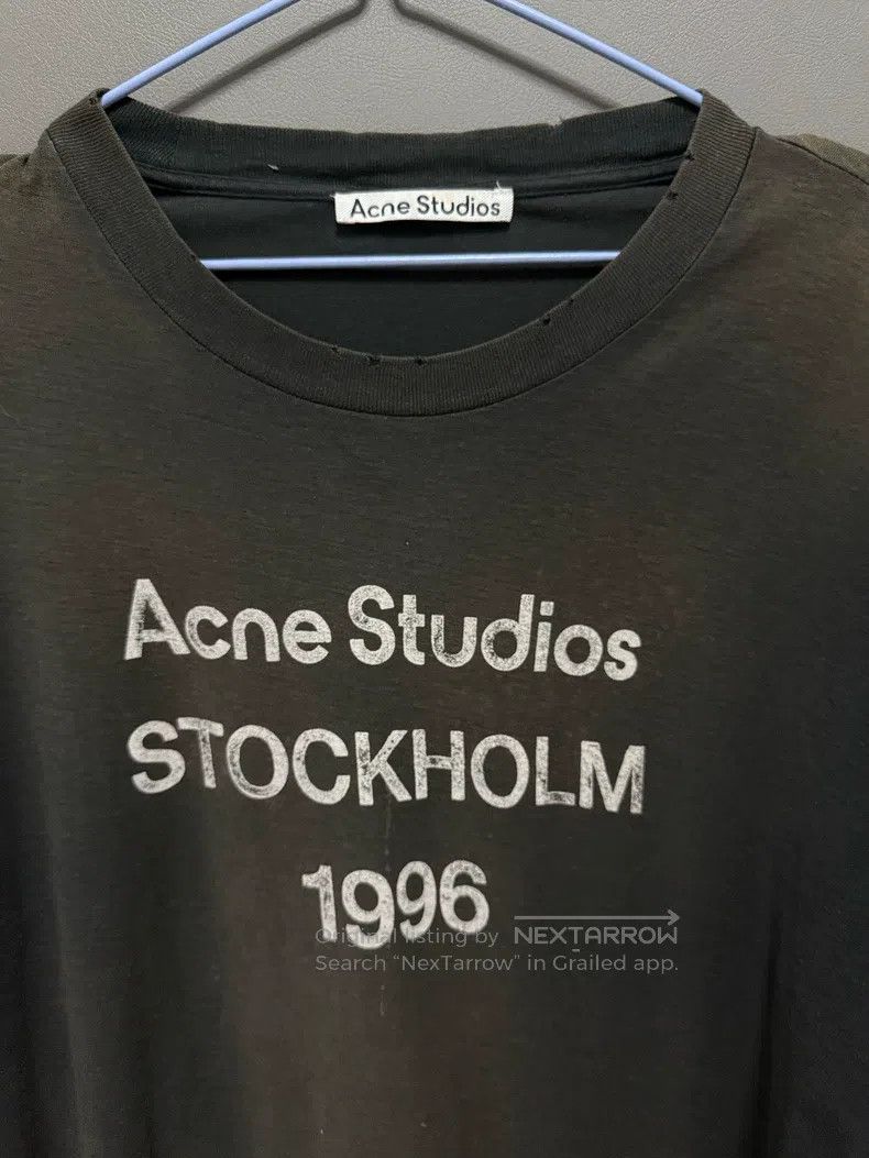Acne Studios Acne Studios Short Sleeve Black Vintage Style Size US S / EU 44-46 / 1 - 2 Thumbnail