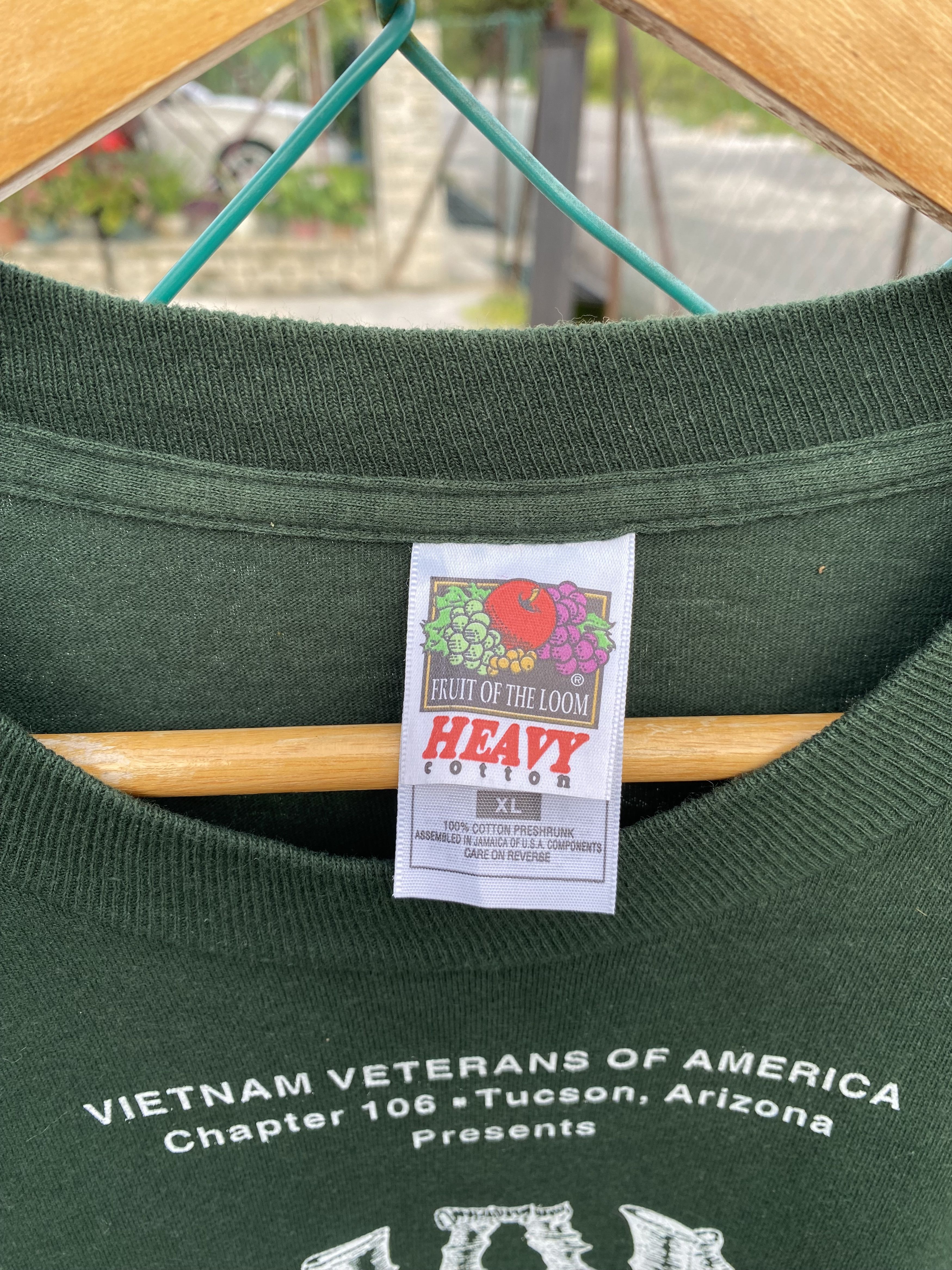 Fruit Of The Loom Vintage Y2K Vietnam Veteran Of America tshirts Size US XL / EU 56 / 4 - 7 Thumbnail