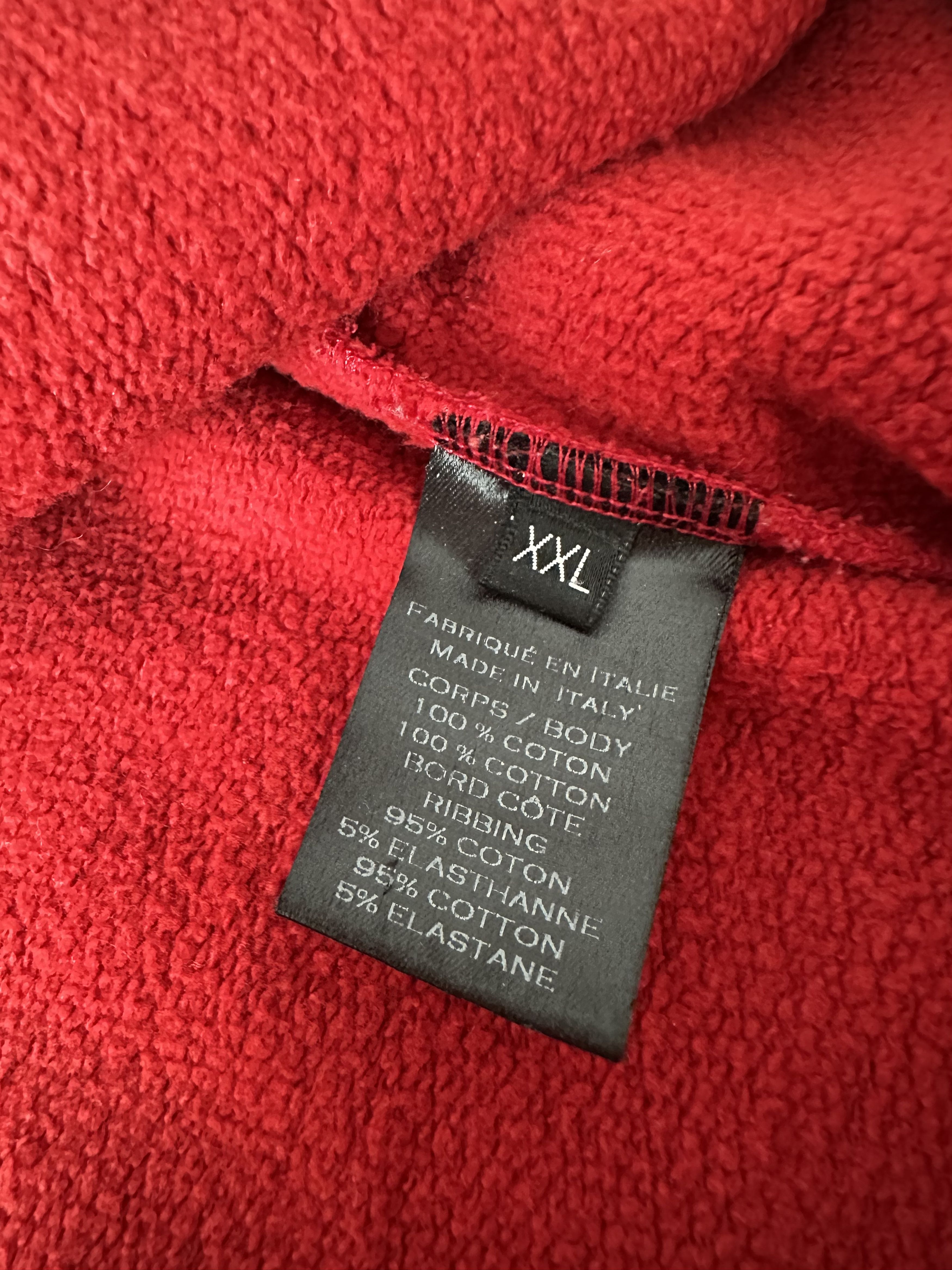Balmain FW16 Balmain Zipped-Up Hoodie Red Oliver Rousteing Era Size US XXL / EU 58 / 5 - 8 Thumbnail