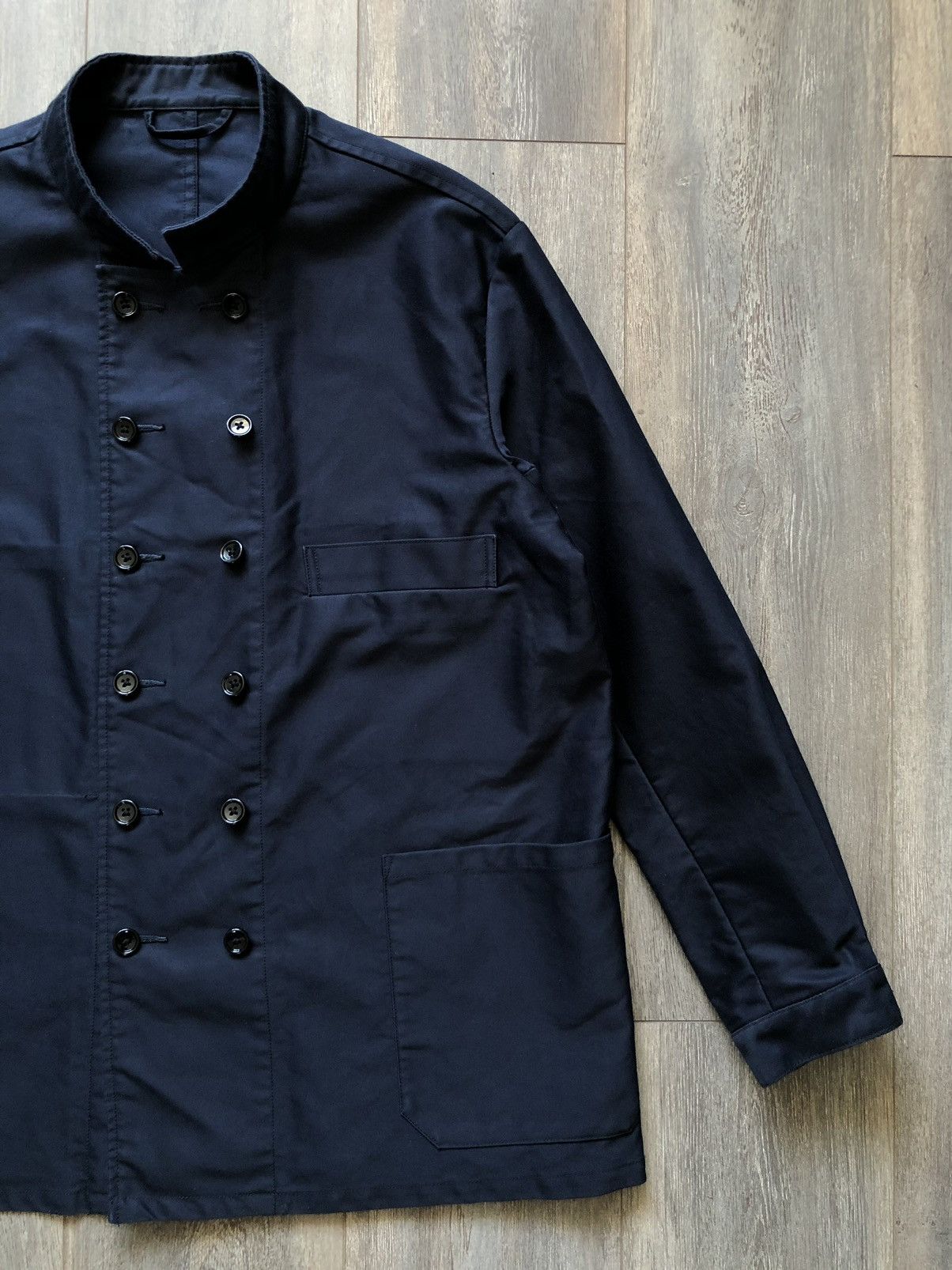 *A VONTADE × Japanese Brand DOUBLE BREASTED AVANT GARDE JACKET dark navy Size US L / EU 52-54 / 3 - 5 Thumbnail