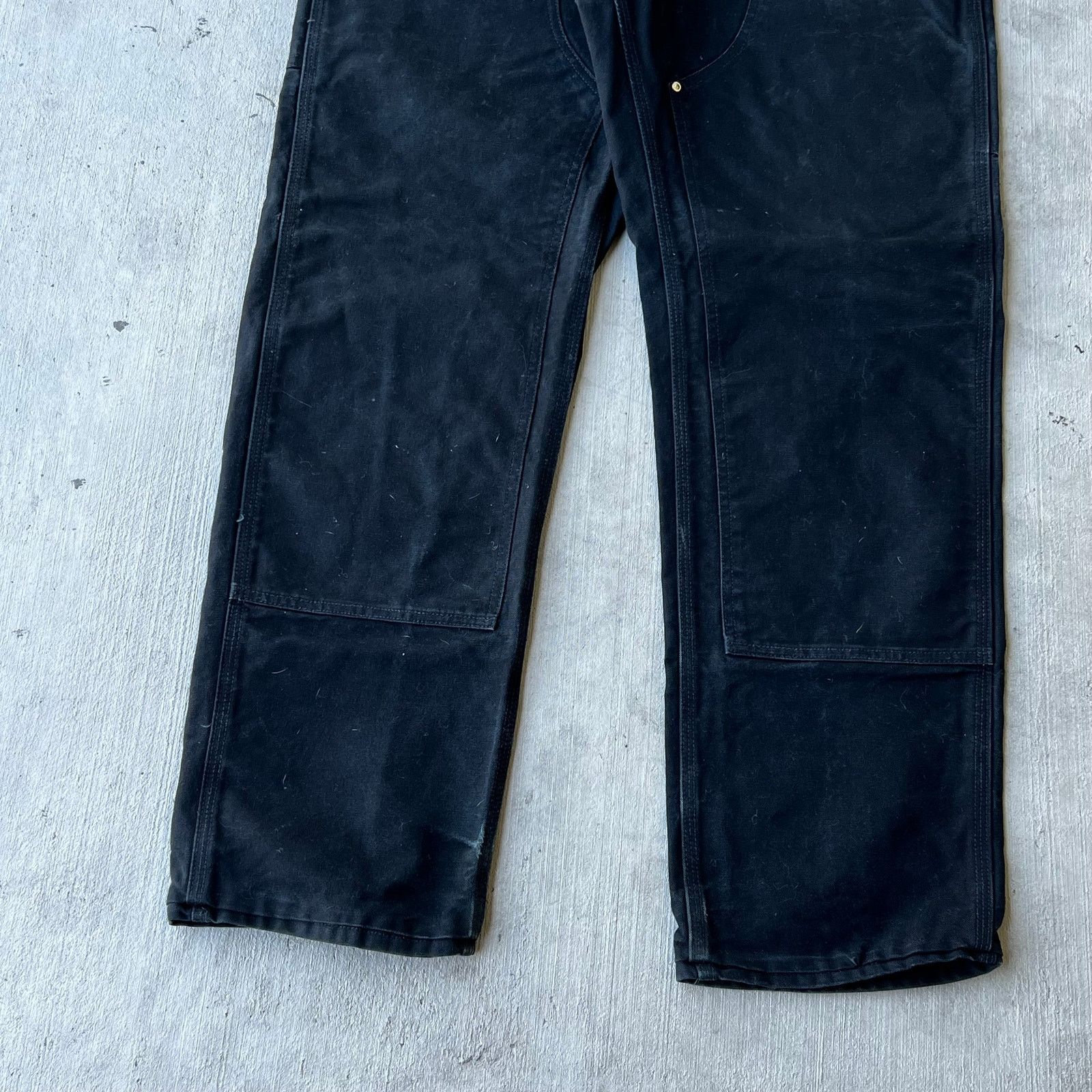 Carhartt × Vintage Carhartt black double knee work wear carpenter pants Size US 36 / EU 52 - 3 Thumbnail