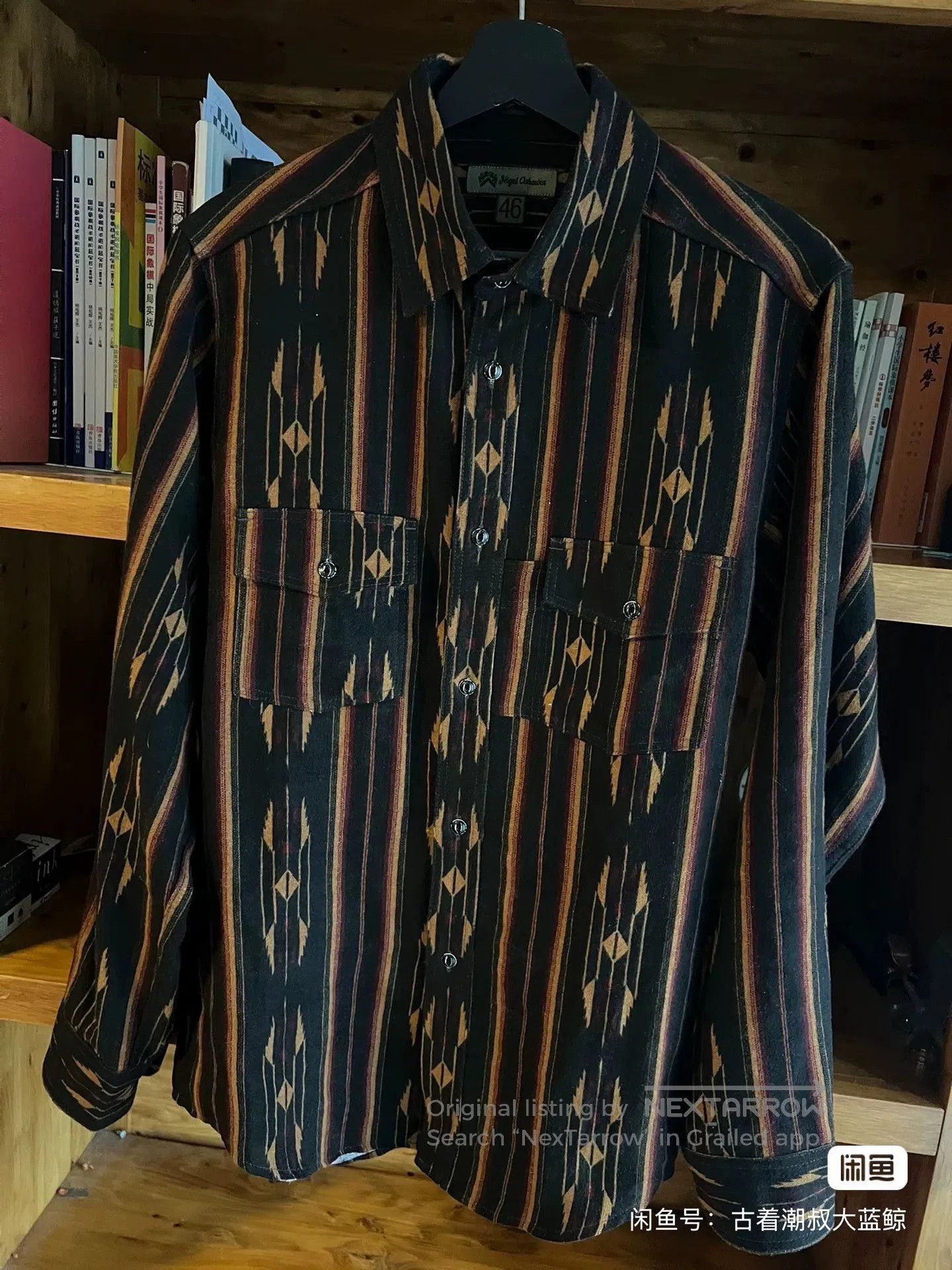 Nigel Cabourn Navajo Shirt by Nigel Cabourn. Size US L / EU 52-54 / 3 - 3 Thumbnail