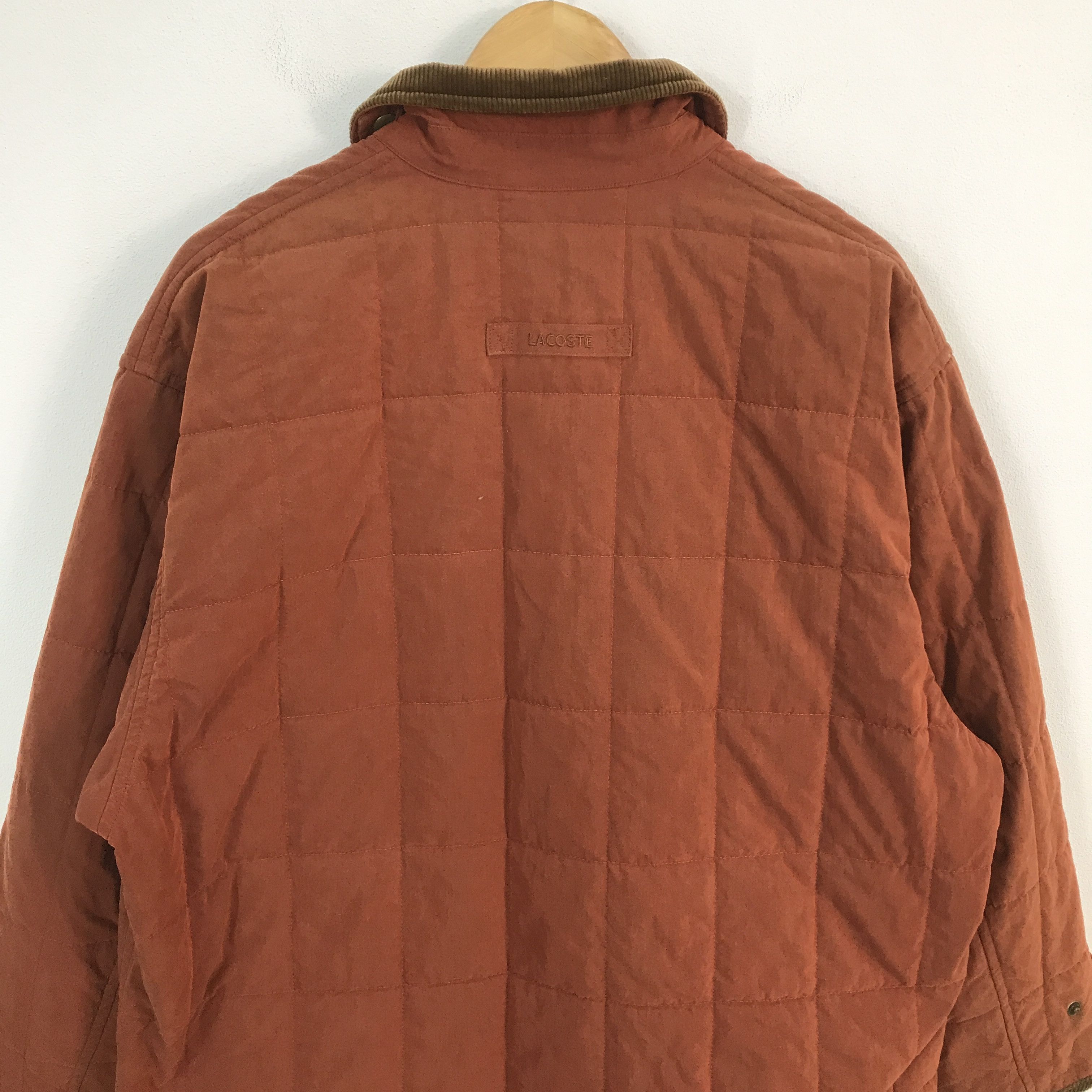 Lacoste × Vintage Vtg Lacoste Snap Button Collar Corduroy jacket Size US XL / EU 56 / 4 - 4 Thumbnail