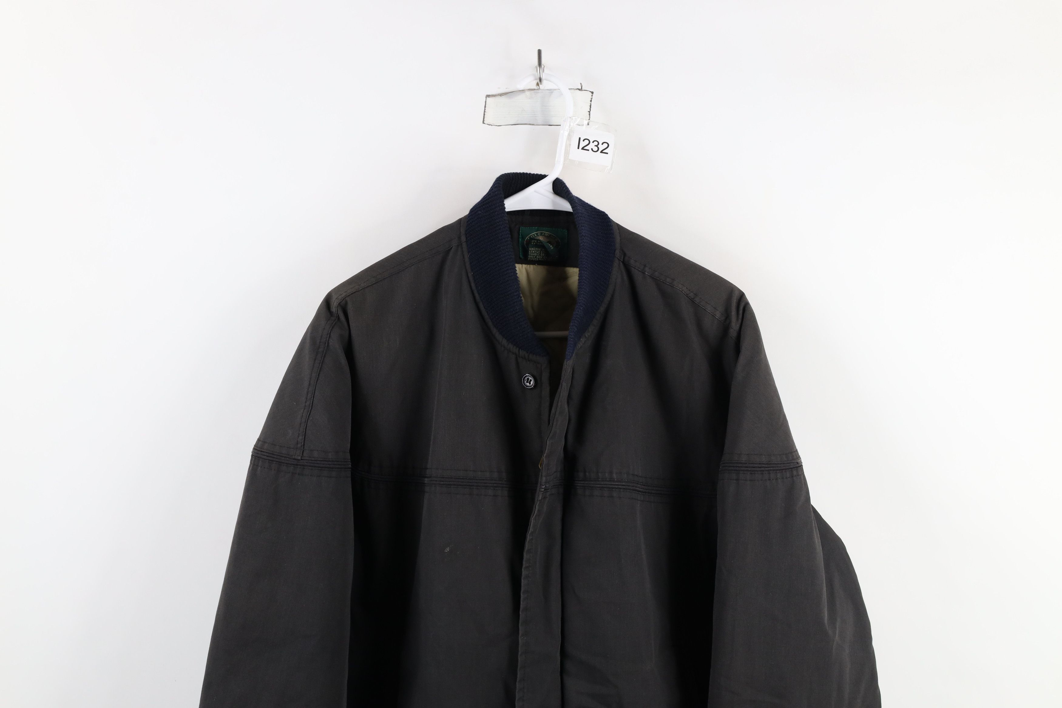 Vintage Vintage 90s Streetwear Quilted Catalina Bomber Jacket Black Size US L / EU 52-54 / 3 - 2 Thumbnail