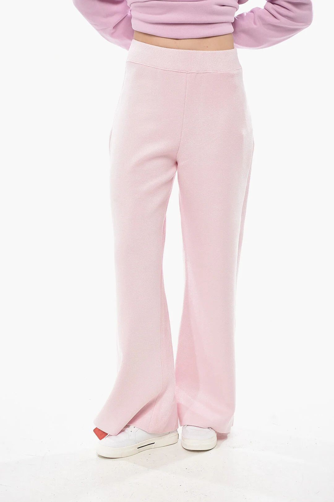 Givenchy og1mm0326 Knit Palazzo Pant in Pink Size 28" / US 6 / IT 42 - 1 Thumbnail