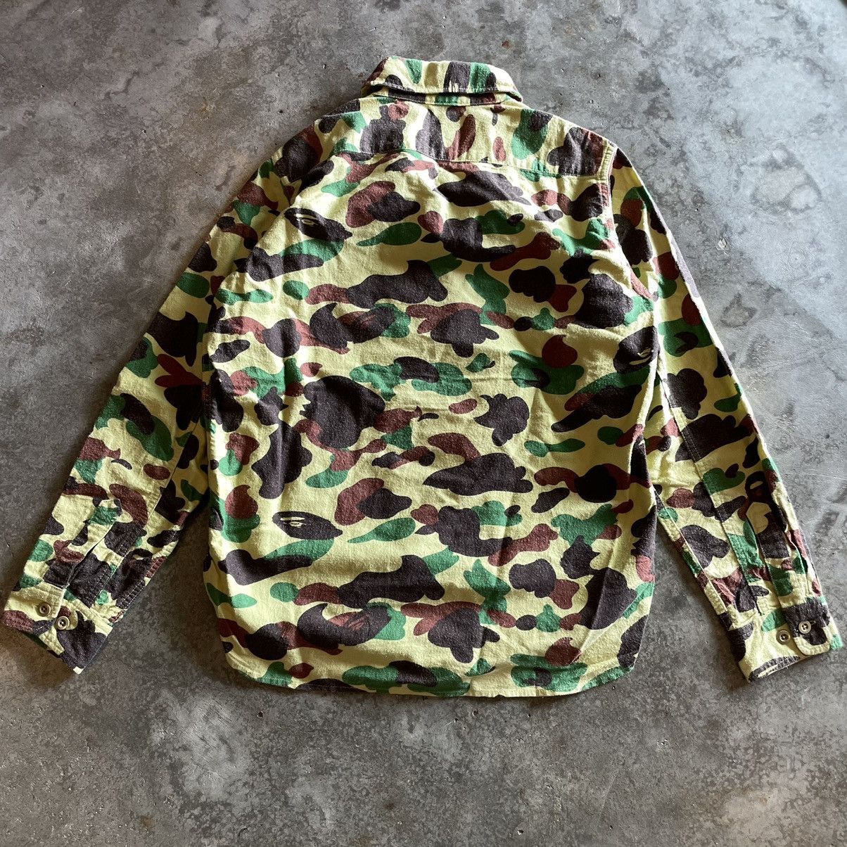 Bape × Vintage Vintage Bape Camo Button Ups Size US M / EU 48-50 / 2 - 8 Thumbnail