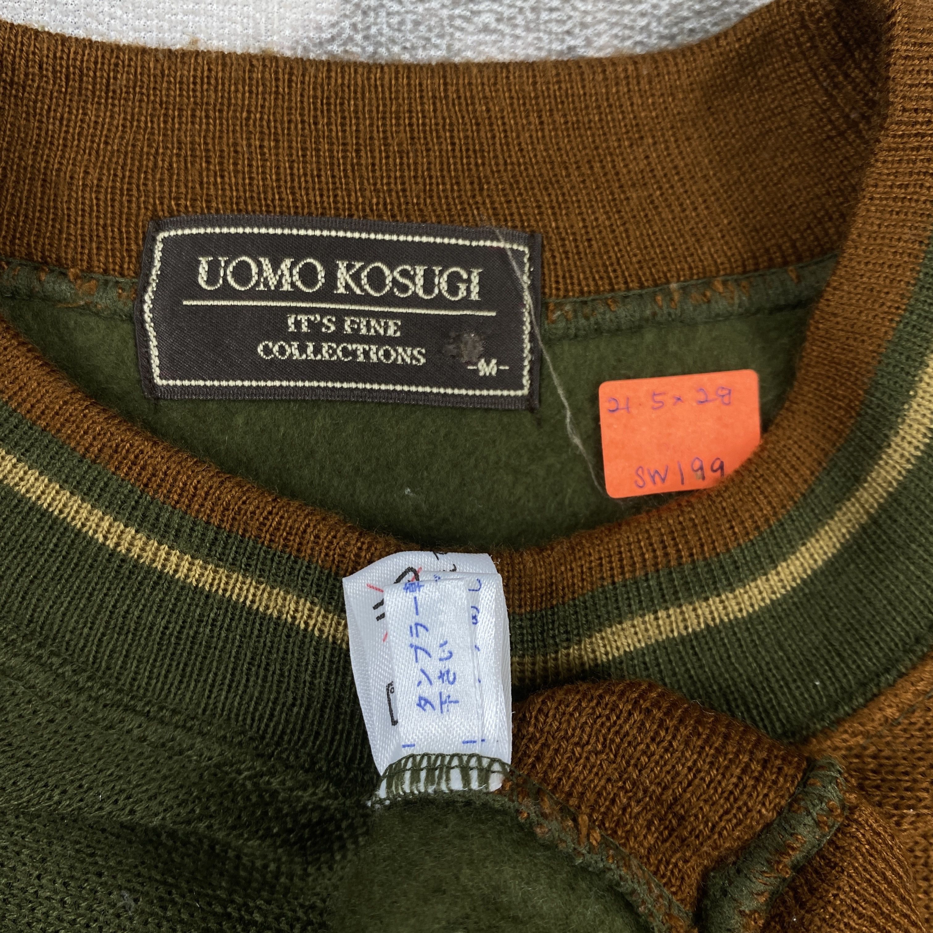 Japanese Brand Japanese Uomo Kosugi Crewneck Sweatshirt - SW199 Size US M / EU 48-50 / 2 - 10 Thumbnail