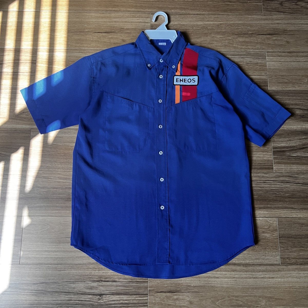 Other Vintage ENEOS Garage Mechanic Shirt – Rare Workwear Piece Size US L / EU 52-54 / 3 - 1 Thumbnail