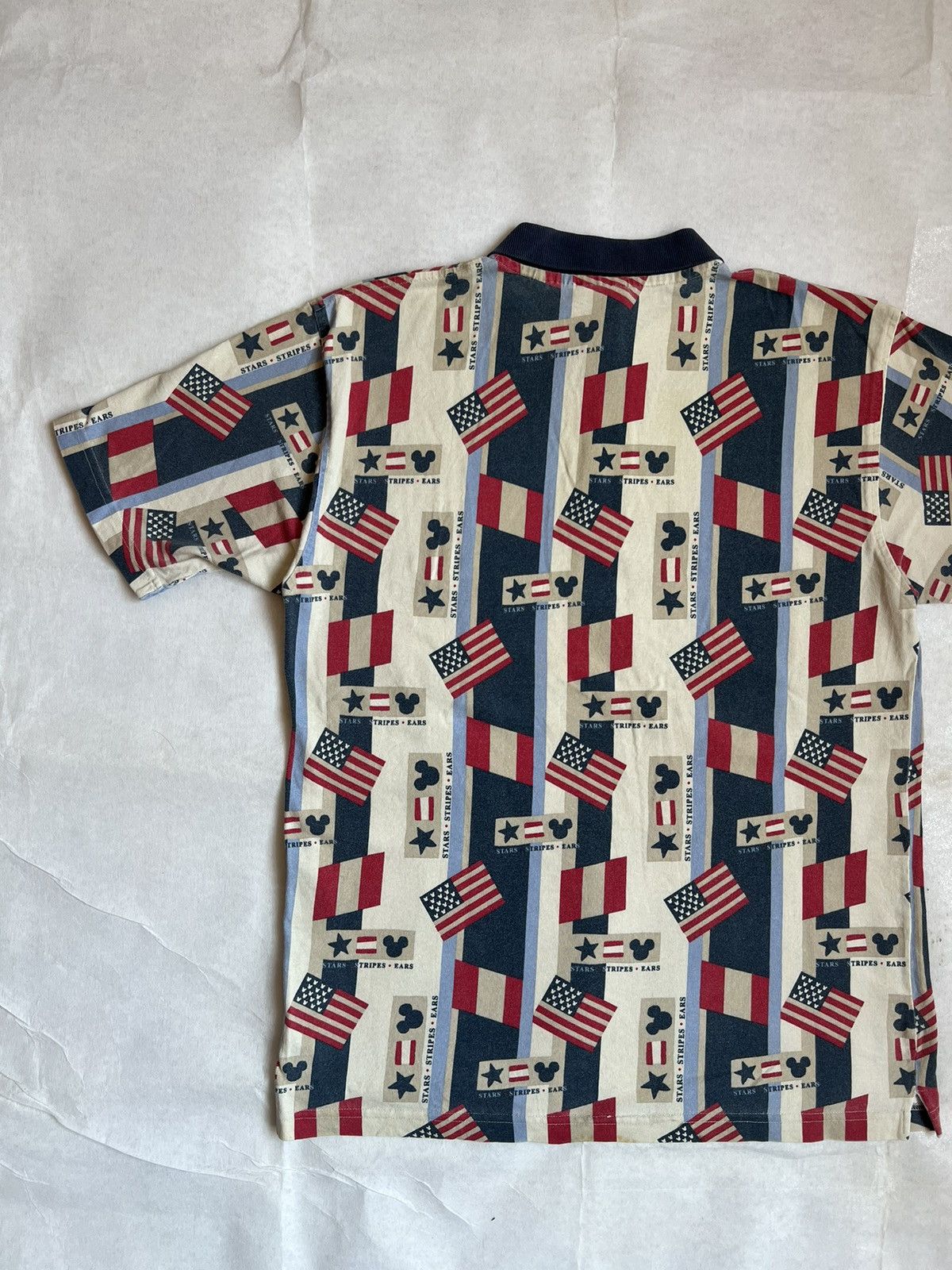Disney Vintage Disney Mickey Mouse Overprint Polos Size US M / EU 48-50 / 2 - 8 Thumbnail