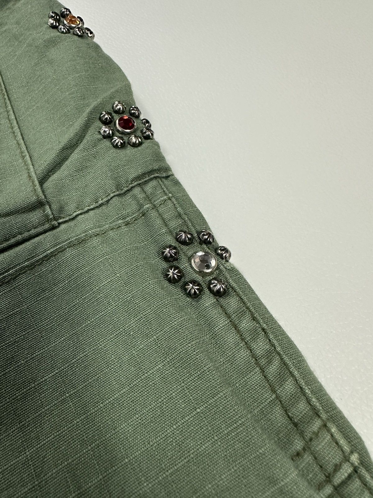 Japanese Brand Mustang Ranch Olive Cargo Pants Size US 30 / EU 46 - 4 Thumbnail