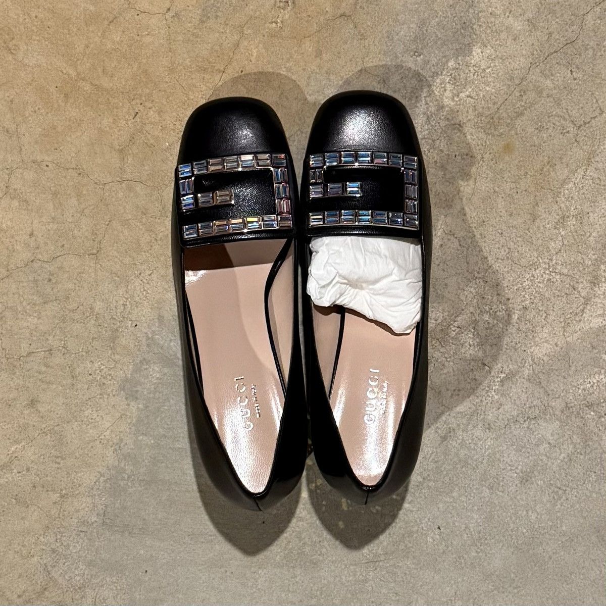 Gucci Brand New Gucci Madeleine Crystal G Leather Pump Heels EU 35 Size US 5 / IT 35 - 14 Thumbnail
