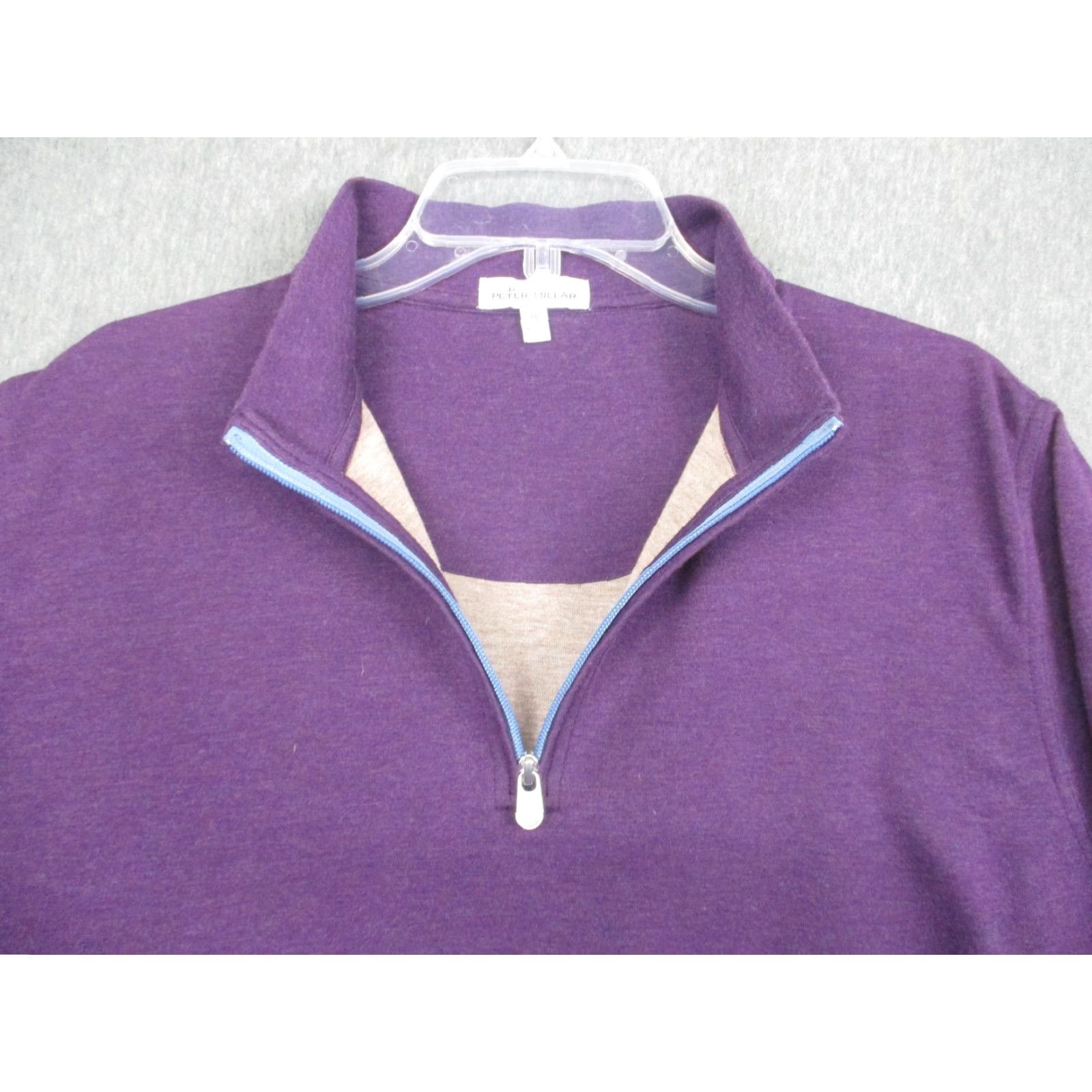 Peter Millar **Peter Millar Mens XL Purple Quarter Zip Pullover Sweater** User: Peter Millar Mens XL Purple Quarter Zip Pullover Sweater Size US XL / EU 56 / 4 - 4 Thumbnail