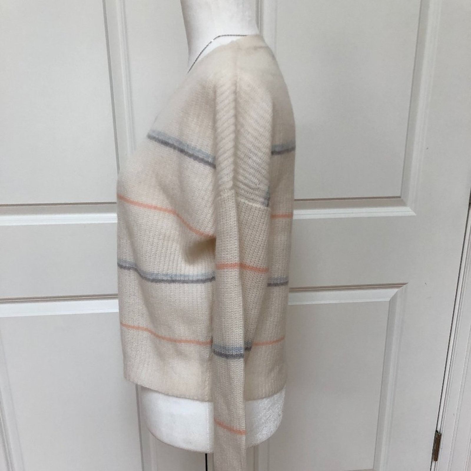 360Cashmere 360 Cashmere Stripe Cashmere Sweater Size XS / US 0-2 / IT 36-38 - 2 Thumbnail