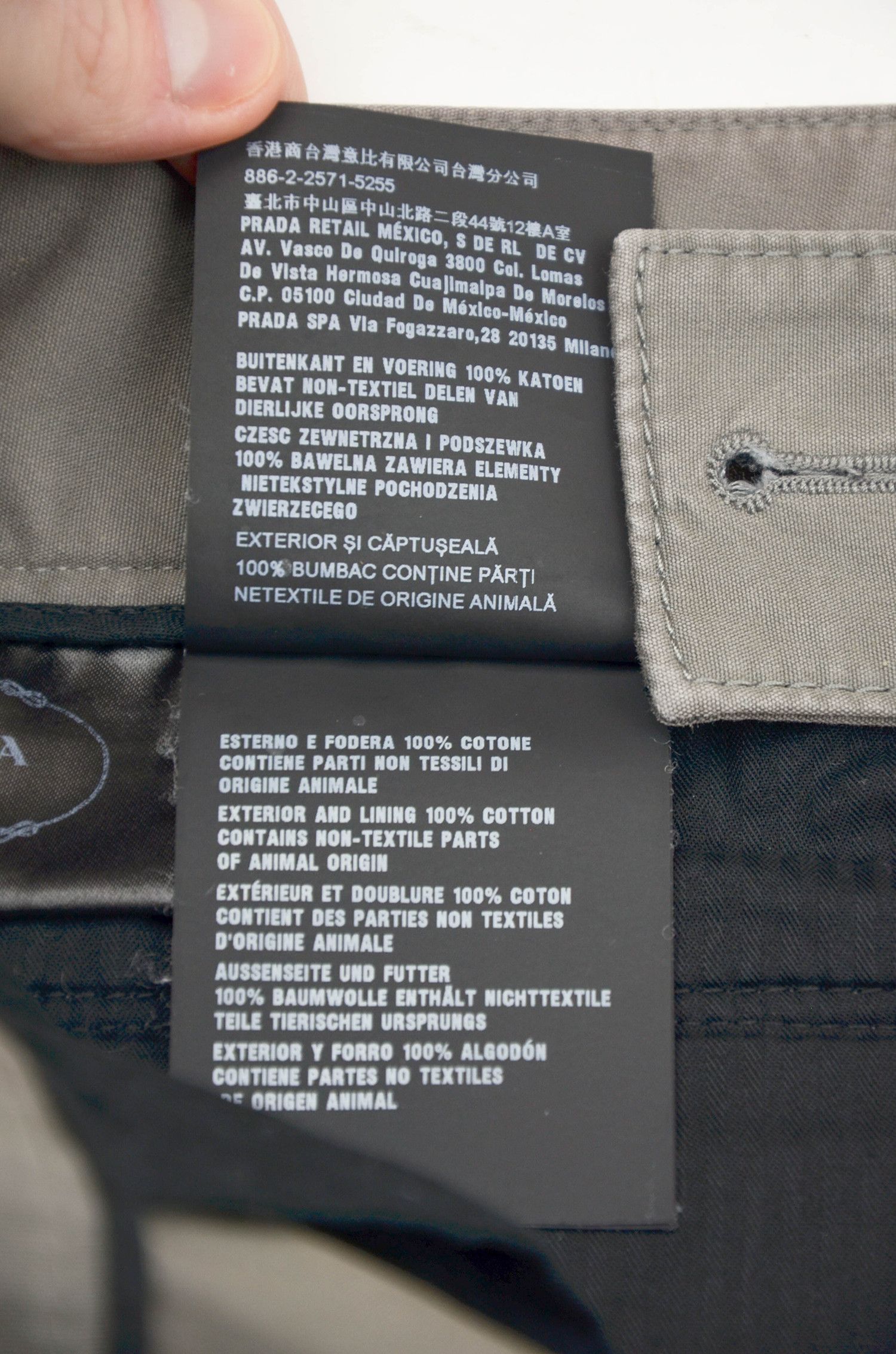Prada PRADA Wide Leg Olive Pants - 42 Size 28" / US 6 / IT 42 - 7 Thumbnail