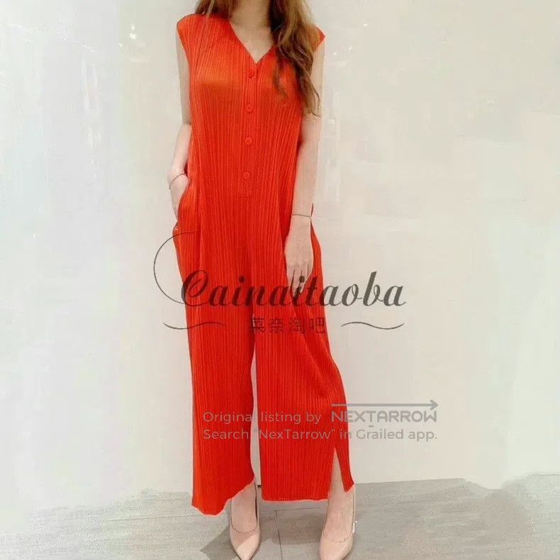 Issey Miyake Issey Miyake Red Dress Size L / US 10 / IT 46 - 9 Thumbnail