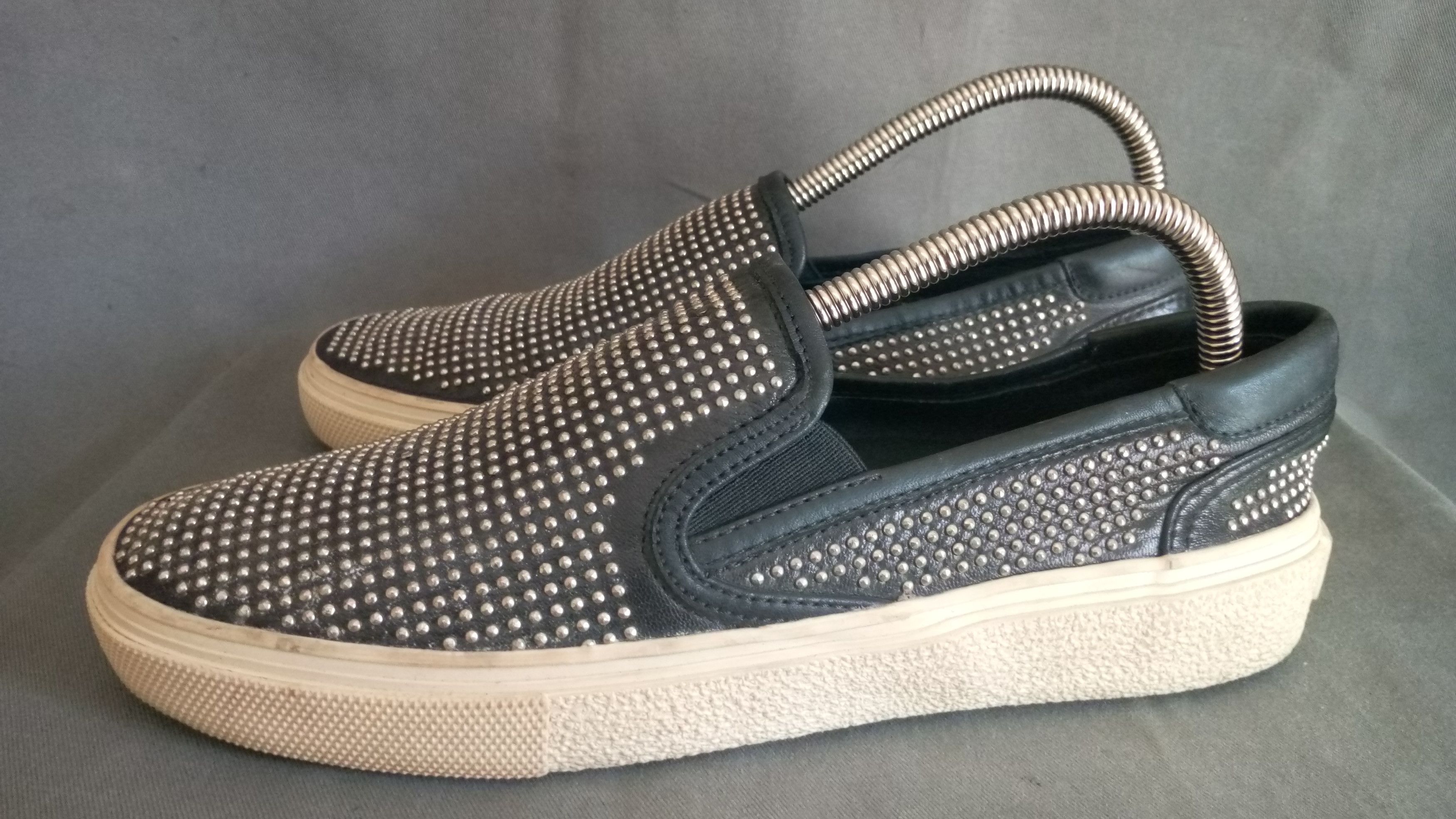 Saint Laurent Paris Saint Laurent Studd Lo Top Slip On Sneakers Size US 6.5 / IT 36.5 - 1 Thumbnail