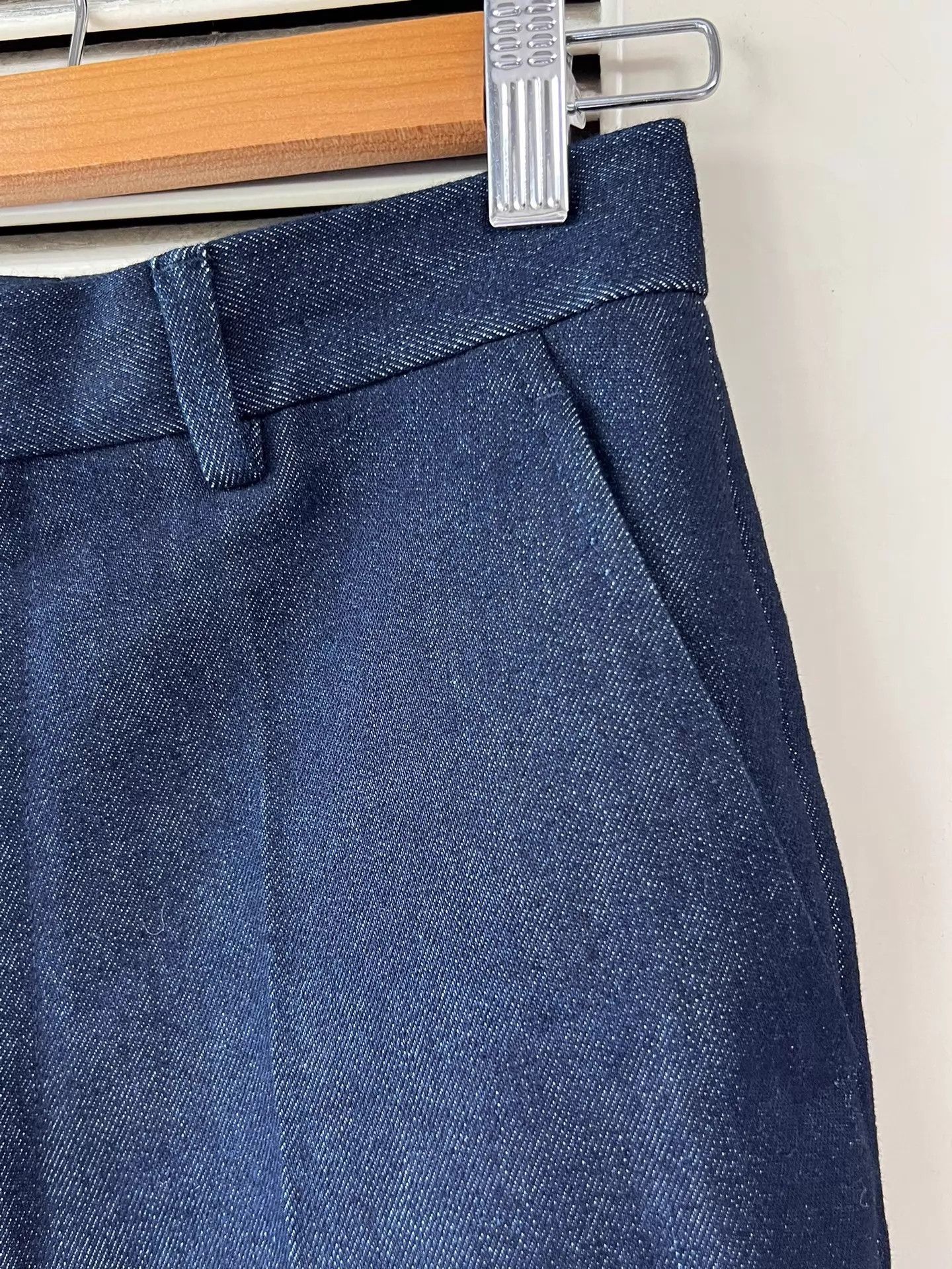 Loro Piana Loro Piana Dark Blue Wide-Leg Jeans Women's 38 MINT Size 26" / US 2 / IT 38 - 4 Thumbnail