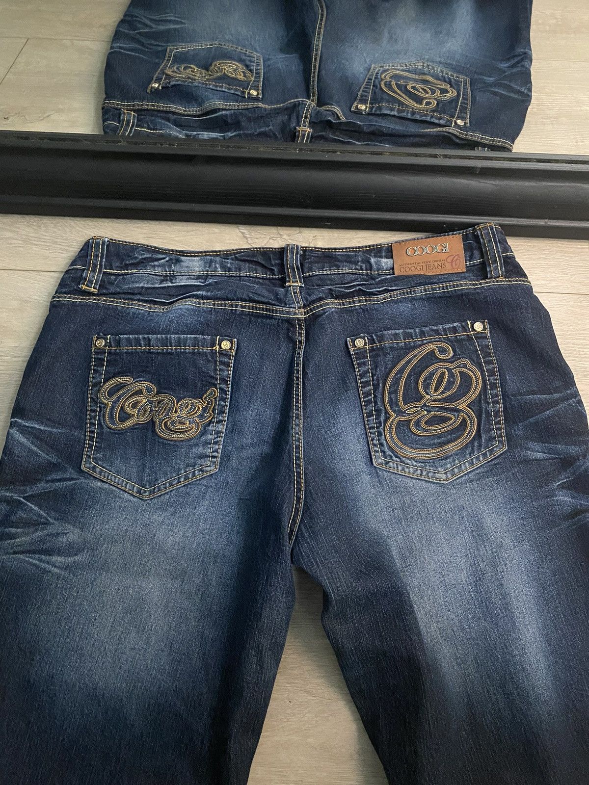 Coogi Y2K 2000s Women’s Coogi Flared Embroidered Denim Jeans Size 36" / US 14 / IT 50 - 10 Thumbnail