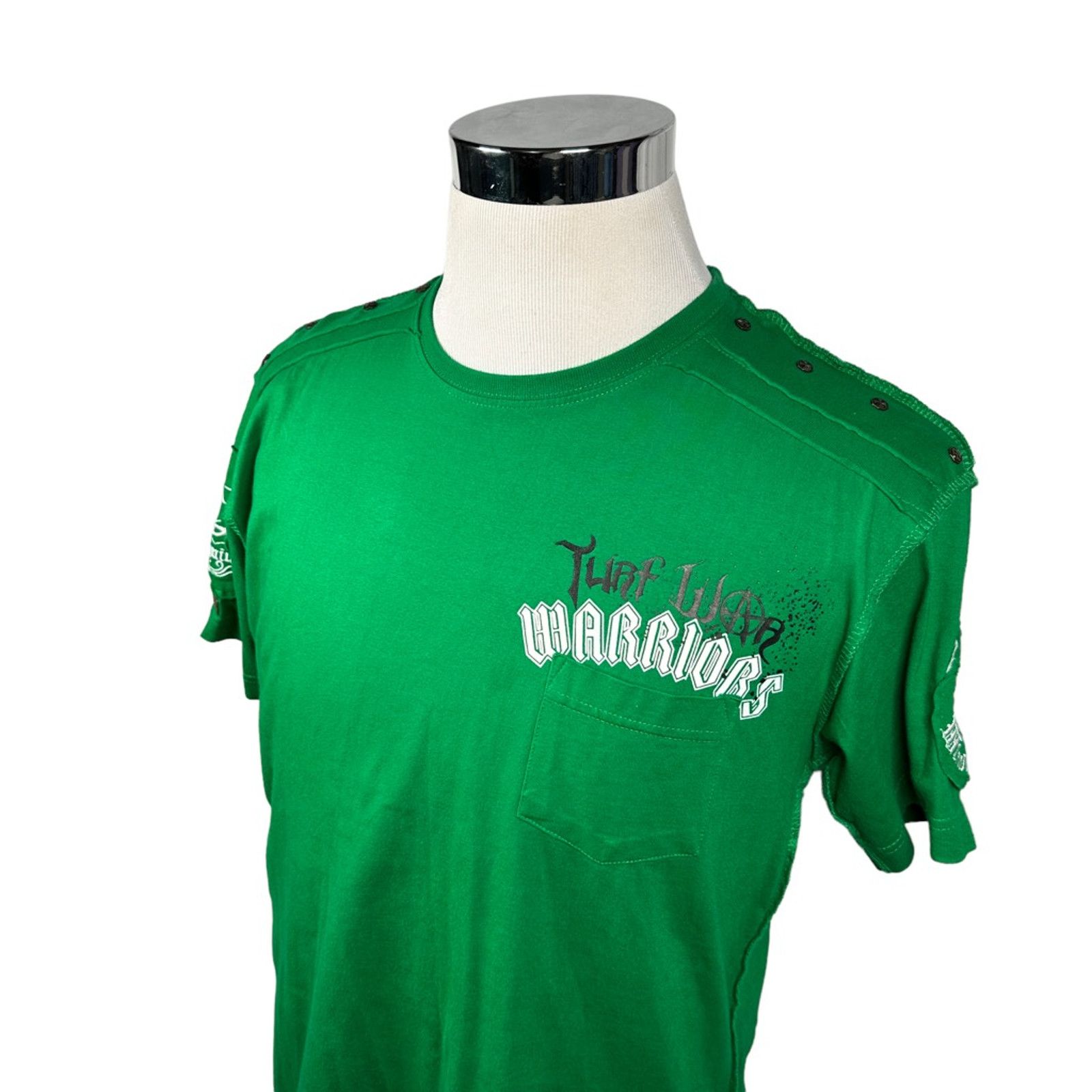Black Label Blac Label Turf War Warriors T-Shirt Green Dare To Lose L Size US L / EU 52-54 / 3 - 5 Thumbnail