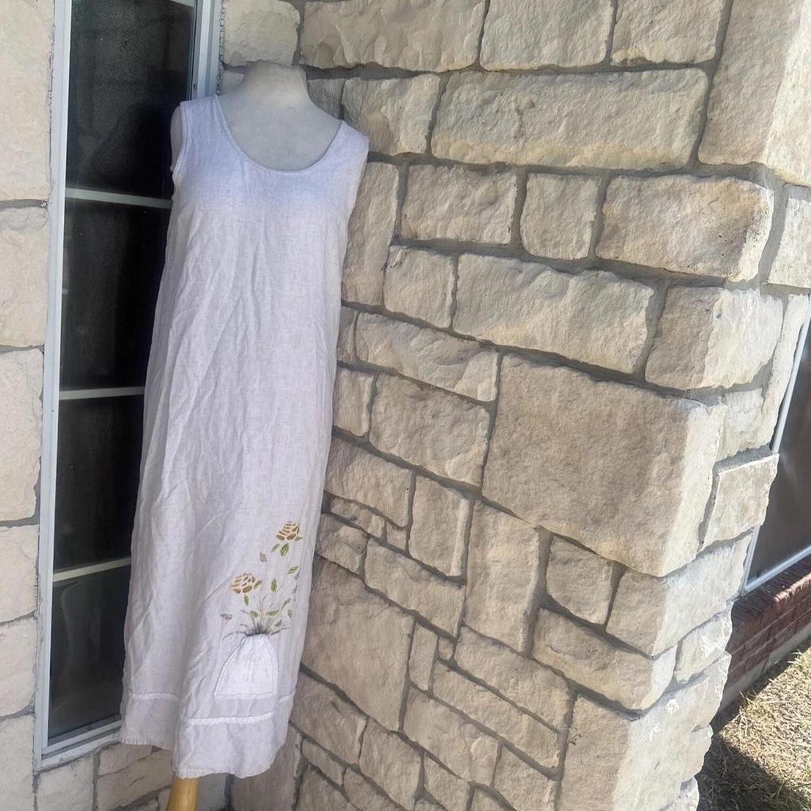 Other Womens FreeStyle Maxi Dress Medium Linen Blend Size M / US 6-8 / IT 42-44 - 1 Thumbnail