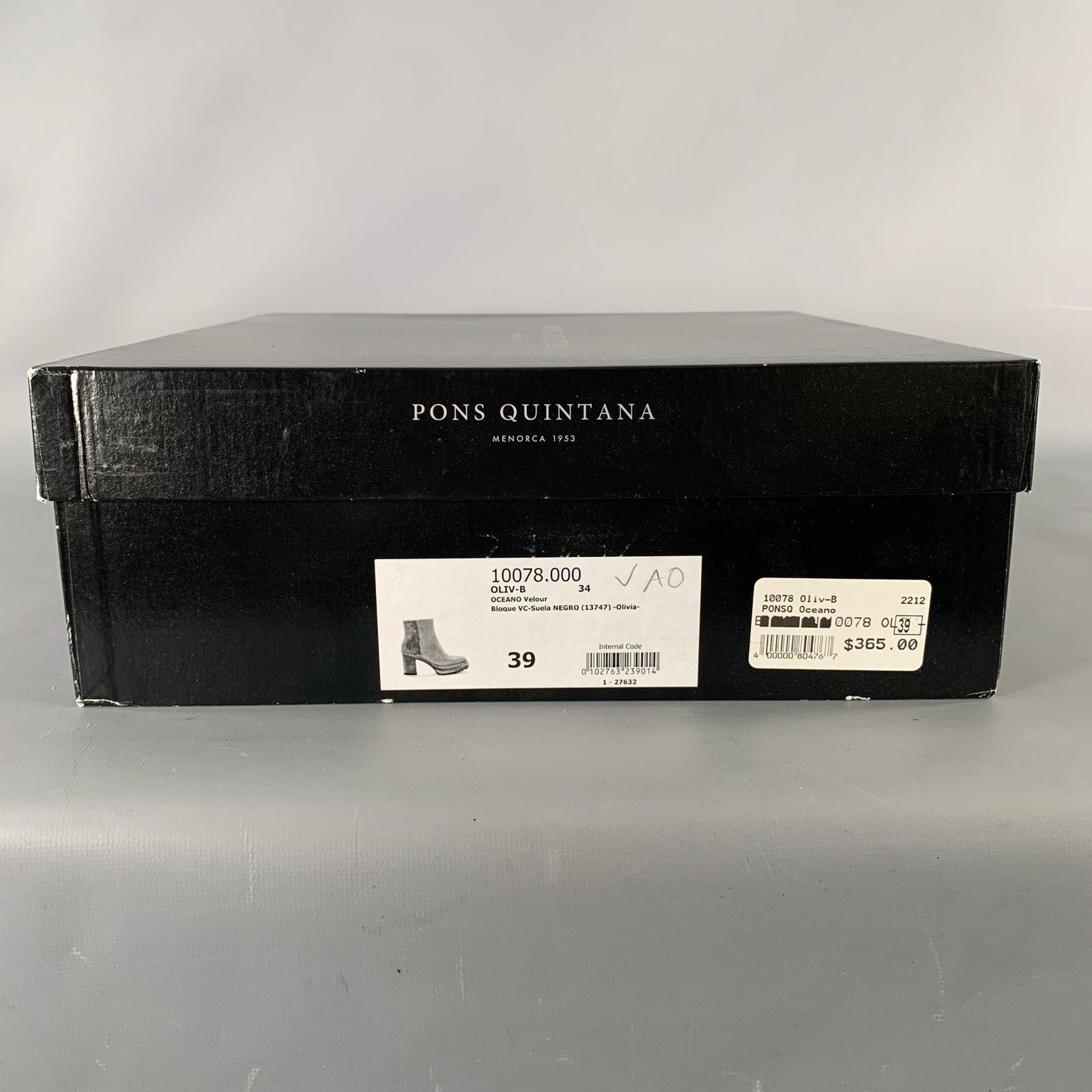 Pons Quintana PONS QUINTANA Size 9 Navy Suede 10078 OLIV-B Boots Size US 9 / IT 39 - 10 Thumbnail