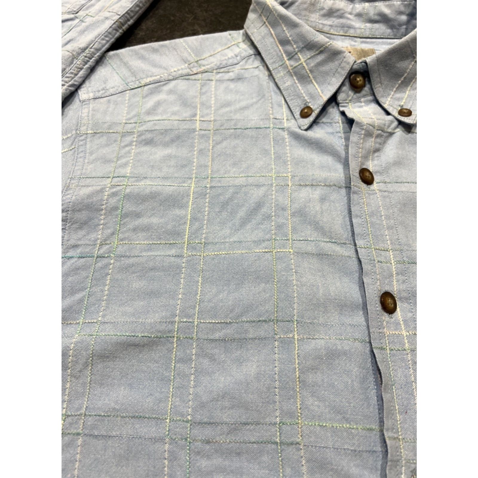 The Territory Ahead VINTAGE Territory Ahead Shirt Men M Blue Button-Up Collared Long Sleeve Cotton Blend Size US M / EU 48-50 / 2 - 4 Thumbnail