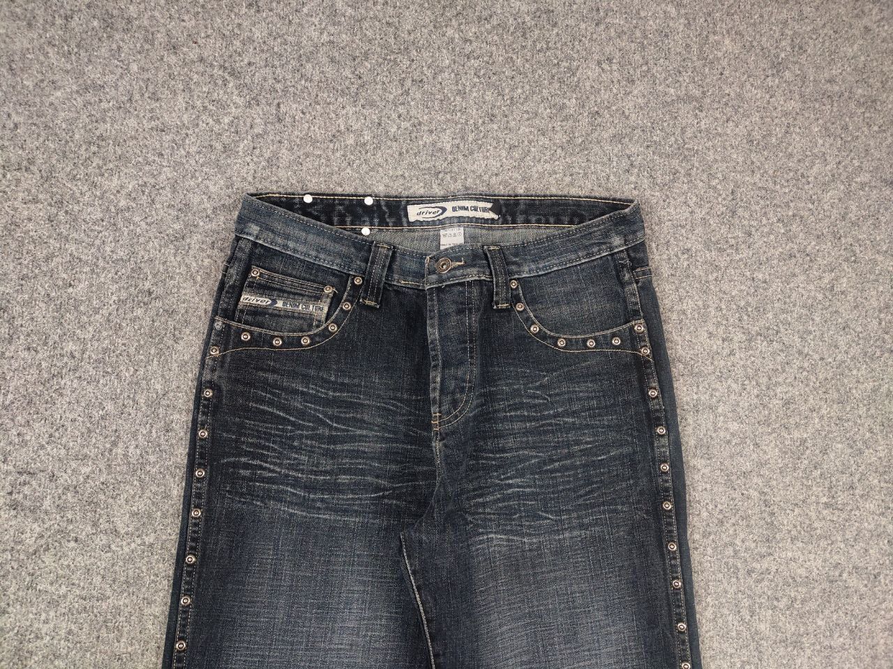 Le Grande Bleu (L.G.B.) Vintage Japan Le Grand Bleu eyelets Denim jeans hysteric Y2K Size US 32 / EU 48 - 6 Thumbnail