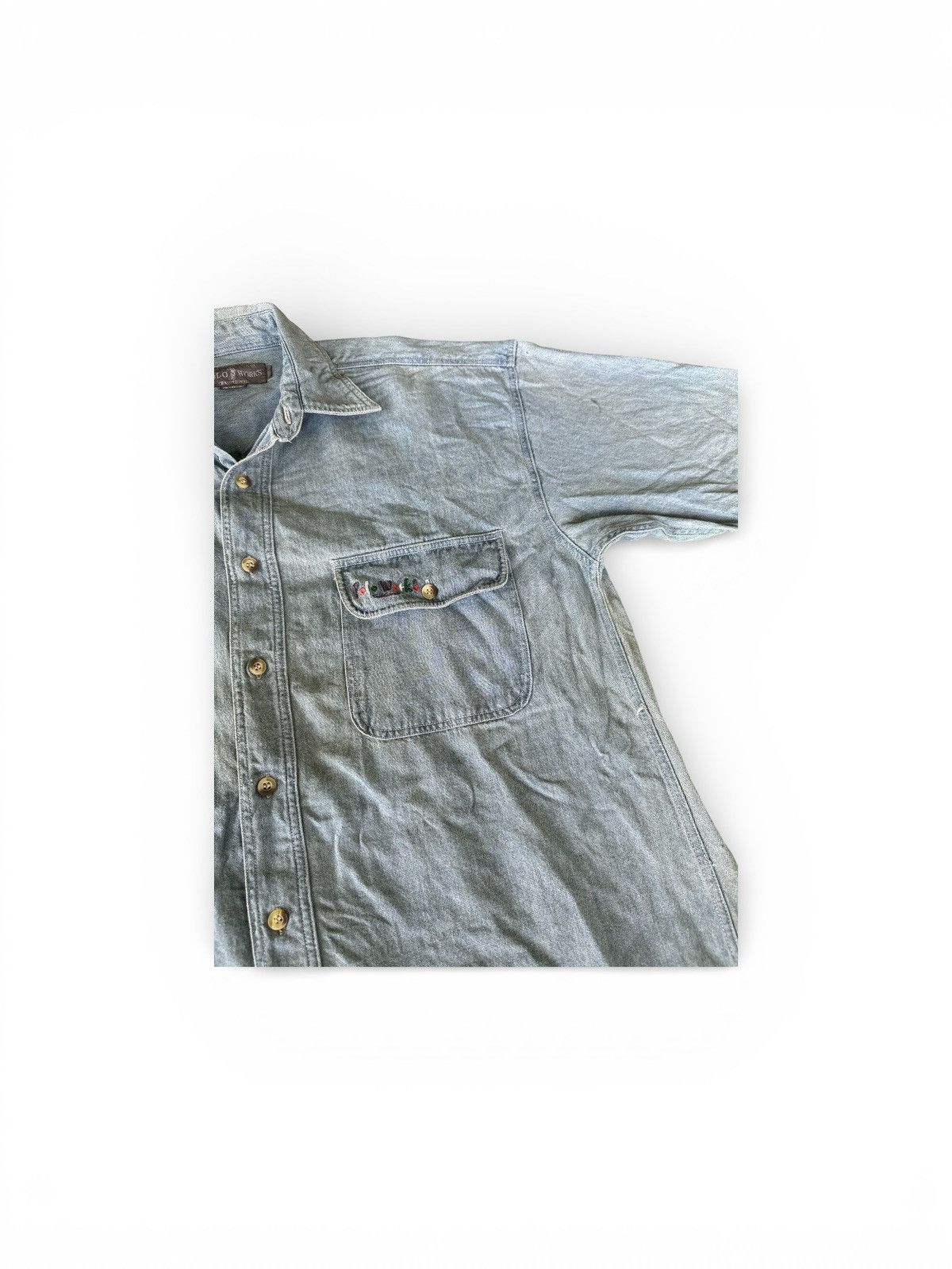 Polo Ralph Lauren Faded Blue POLO works Double Pocket 20x30 Size US XL / EU 56 / 4 - 9 Thumbnail