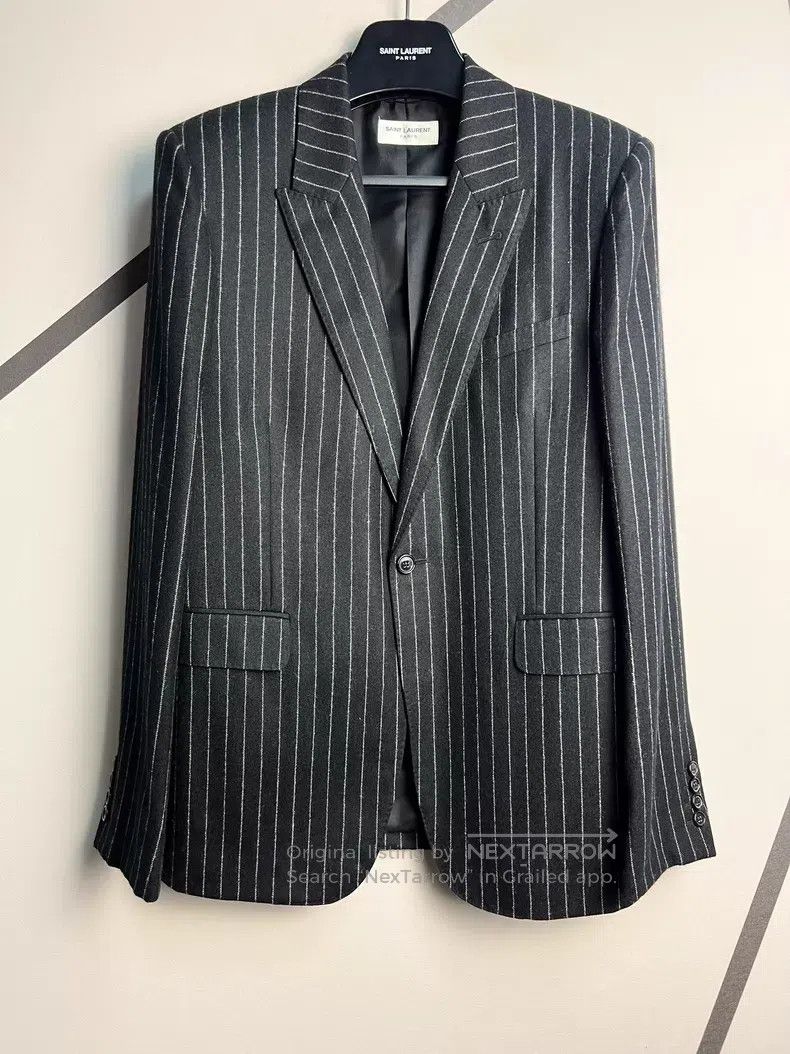 Saint Laurent Paris Saint Laurent Paris Wool Suit Size US M / EU 48-50 / 2 - 1 Thumbnail