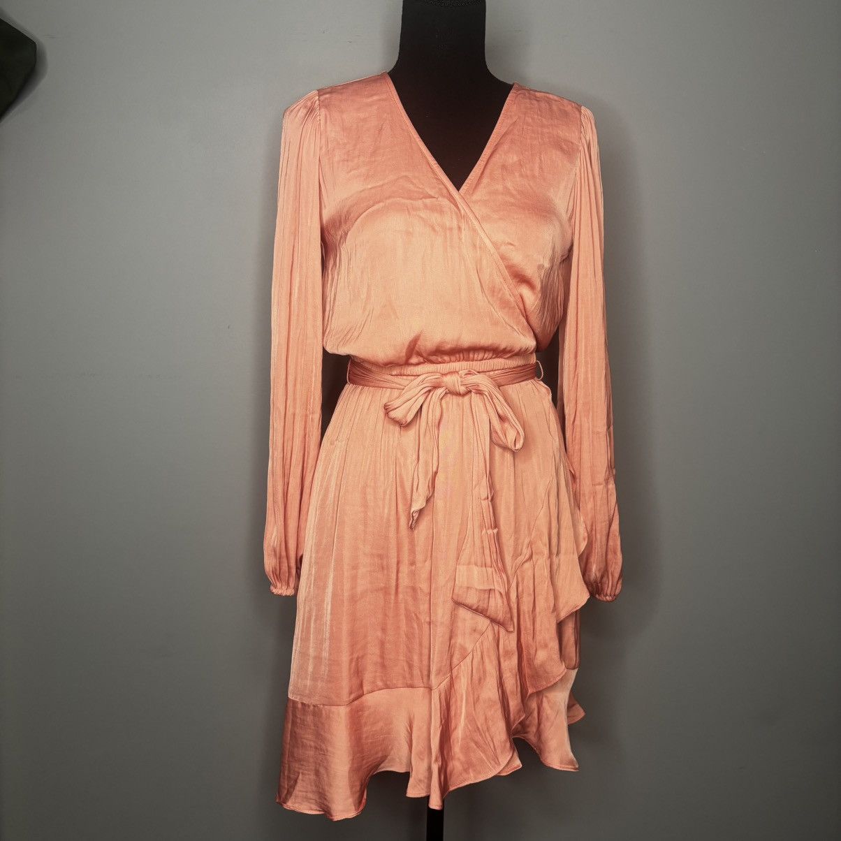 Lauren Ralph Lauren NWT LC Lauren Conrad Wrap Dress Sz S Woman Pink Metallic Size XS / US 0-2 / IT 36-38 - 1 Thumbnail
