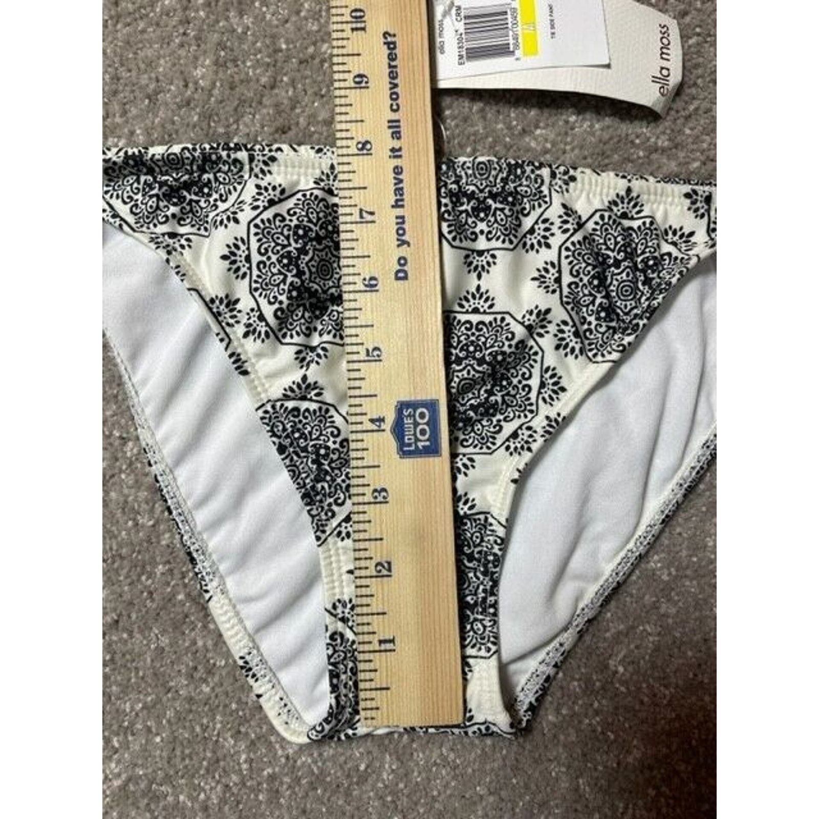 Other Ella Moss Bikini Womens M Floral Medallion Swim Bottom Size M / US 6-8 / IT 42-44 - 5 Thumbnail
