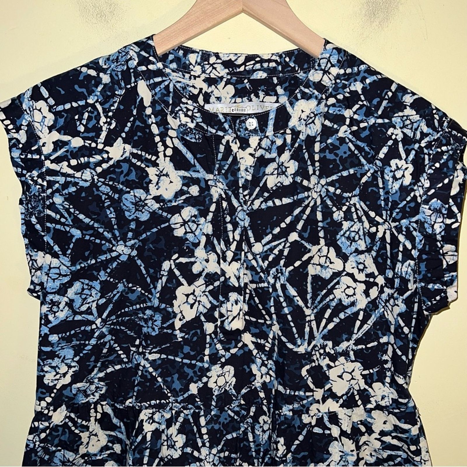 Marie Oliver MARIE OLIVER patterned button up lightweight dress S Size S / US 4 / IT 40 - 3 Thumbnail