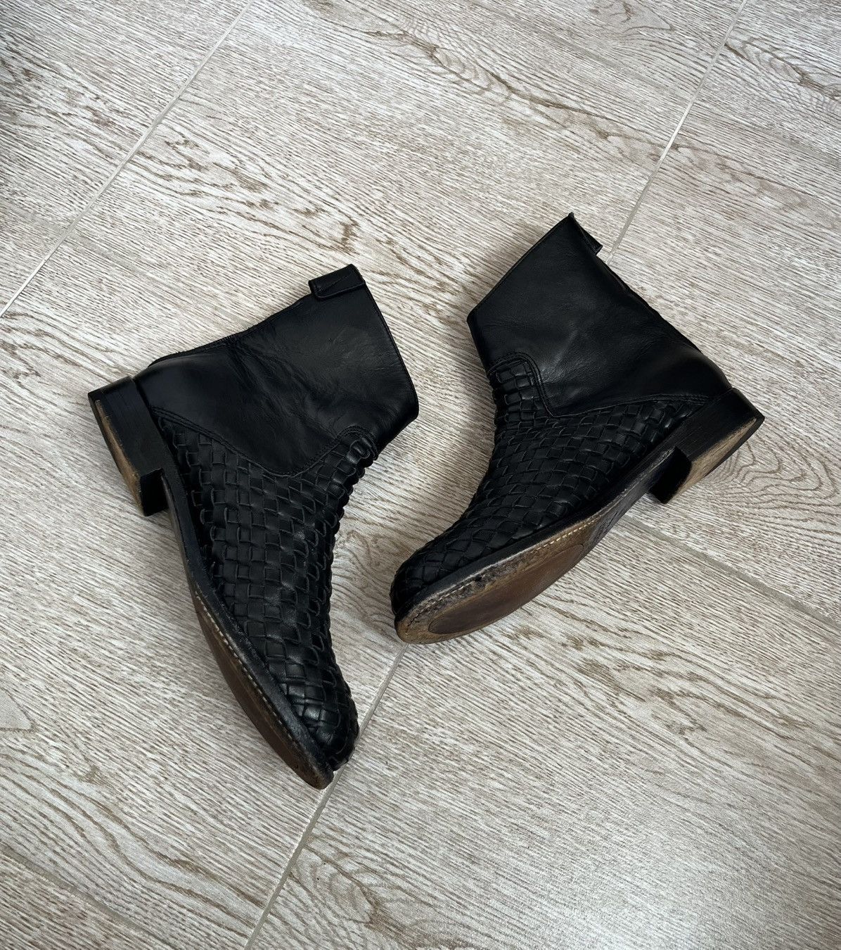 The Last Conspiracy The Last Conspiracy Bottega Veneta Style Leather Boots 90s Size US 6.5 / EU 39-40 - 11 Thumbnail
