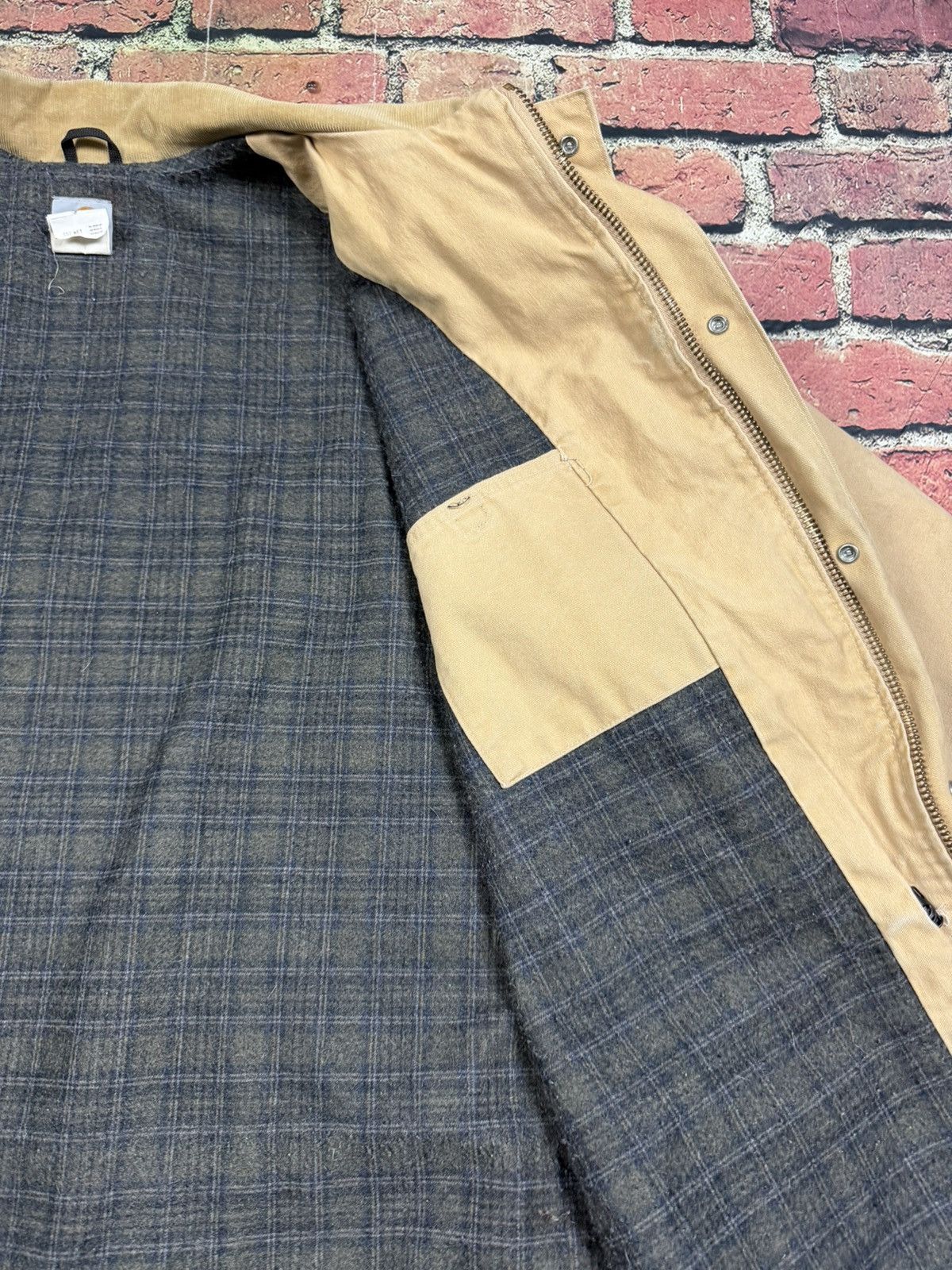 Carhartt Vintage Carhartt C52 4XL Ranch Blanket Lined Chore Jacket Size US XXL / EU 58 / 5 - 7 Thumbnail