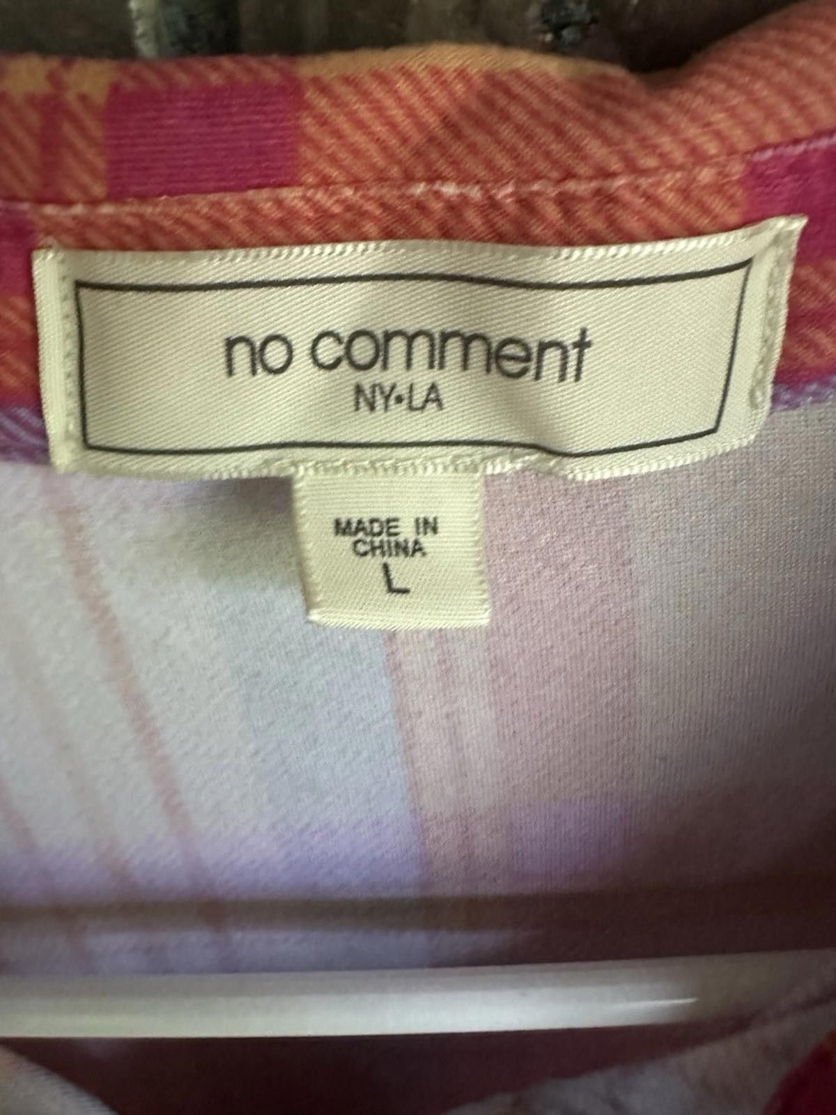 Designer No Comment Plaid Button Down Crop Top Large Size L / US 10 / IT 46 - 3 Thumbnail
