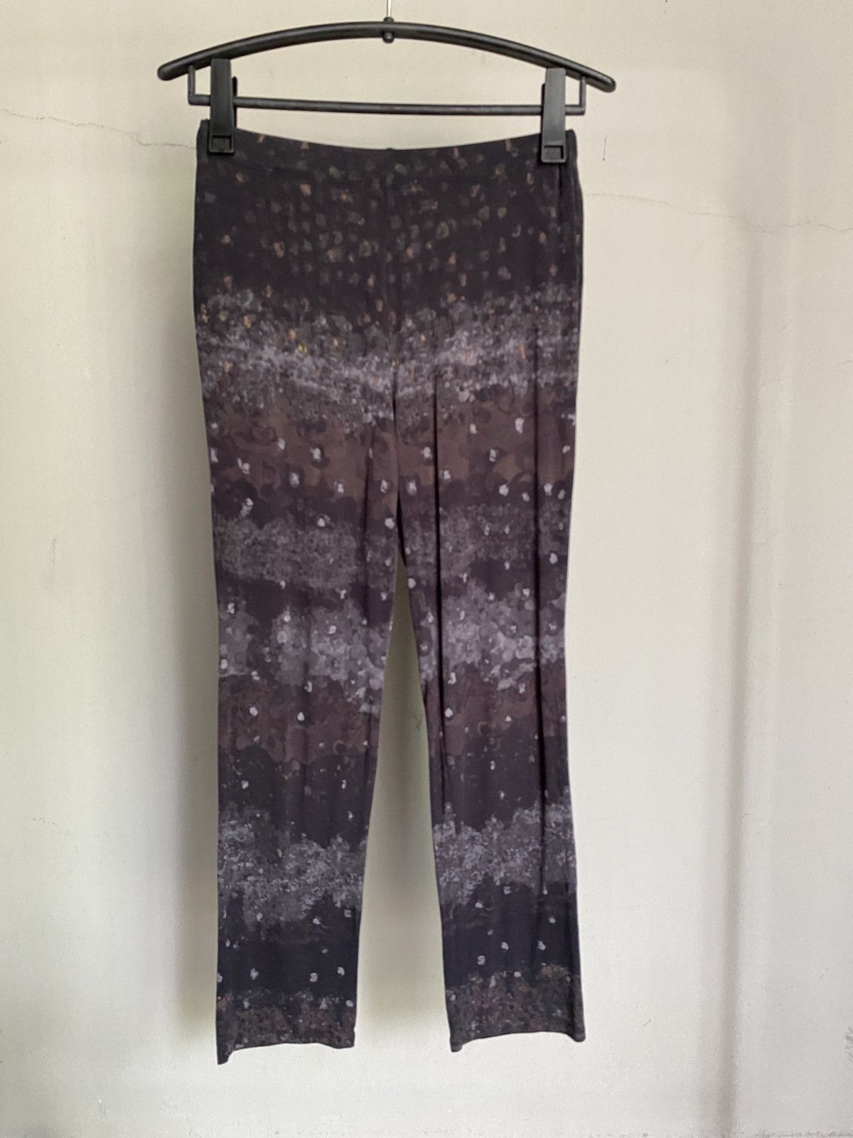Issey Miyake Heart Haat Printed Leggings Size 28" / US 6 / IT 42 - 2 Thumbnail