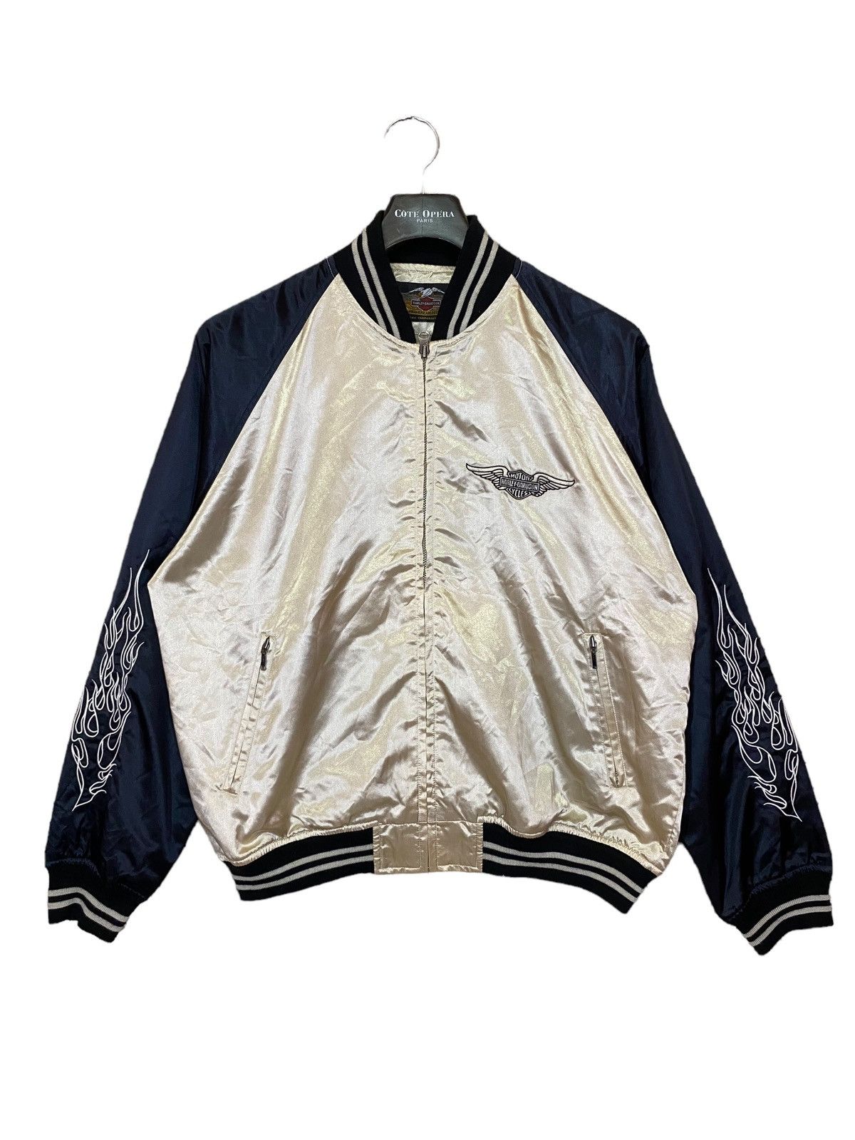Harley Davidson Harley davidson emboidery logo sukajan jacket very rare Size US XL / EU 56 / 4 - 3 Thumbnail
